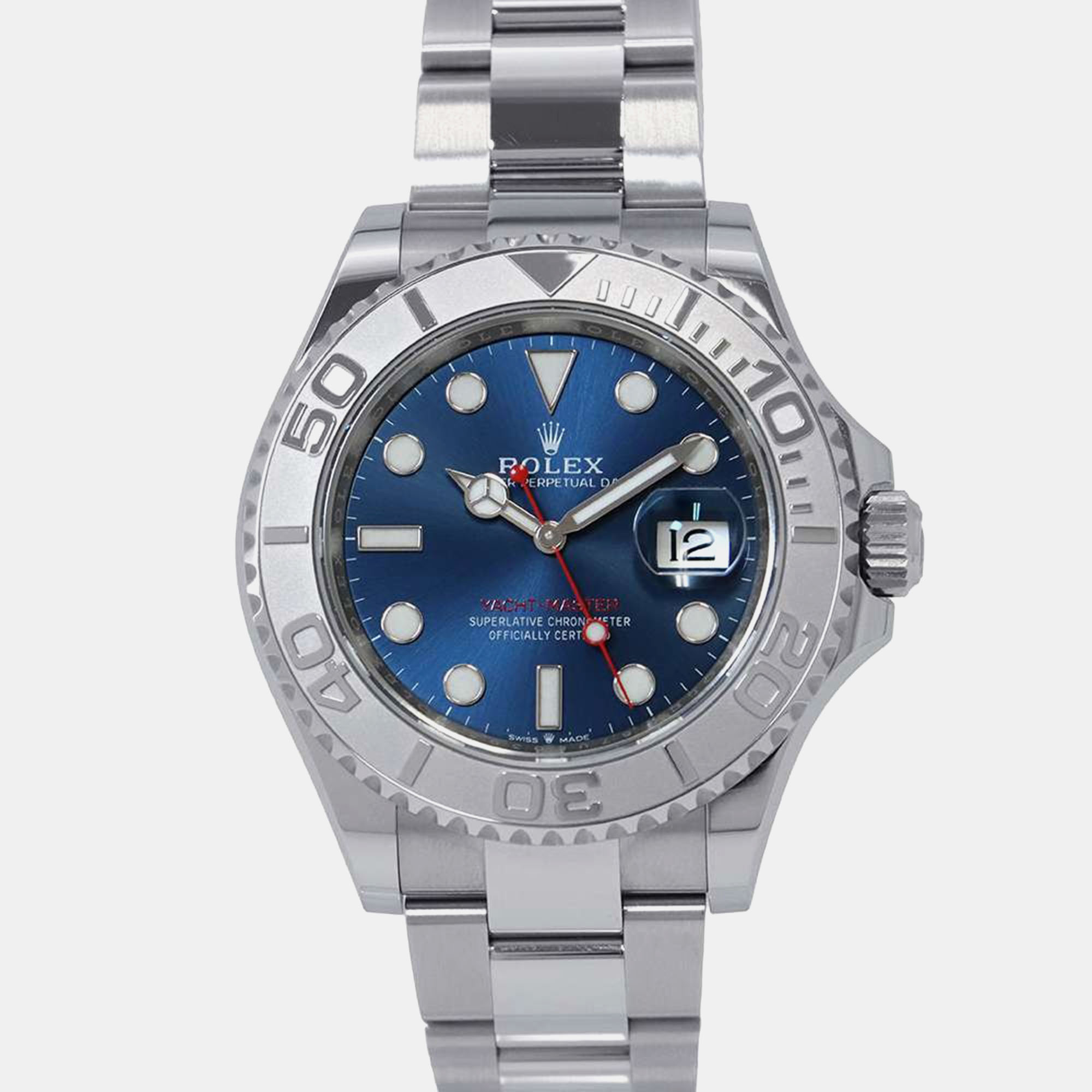 Rolex Yacht-Master 40 126622 in Rolesium with Blue Dial