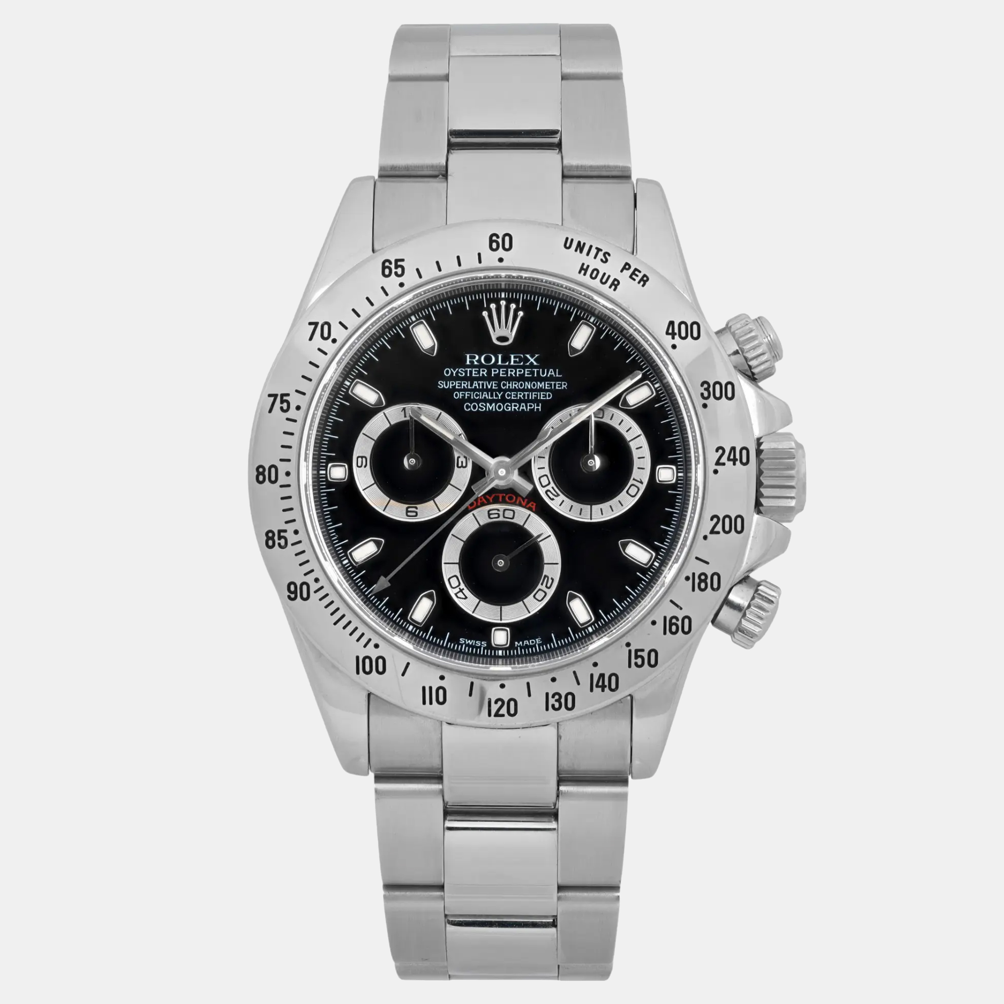 Rolex Cosmograph Daytona 116520 Black Dial Oystersteel Pre-Ceramic