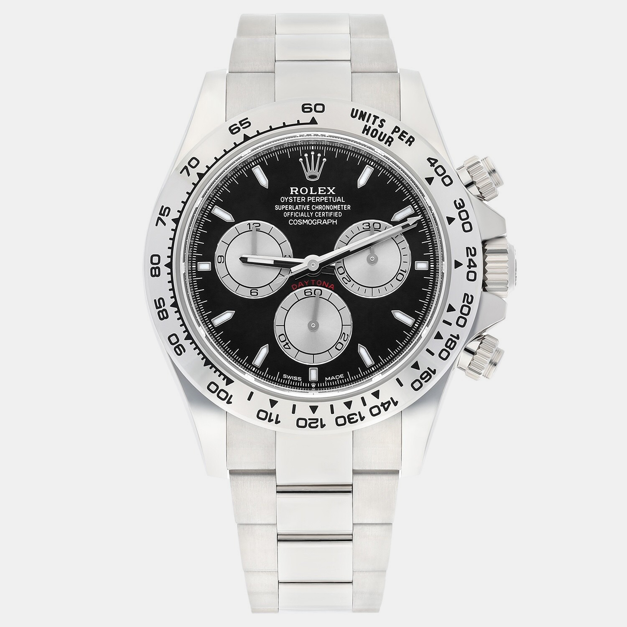 Rolex Cosmograph Daytona 126509 18k White Gold Black Dial