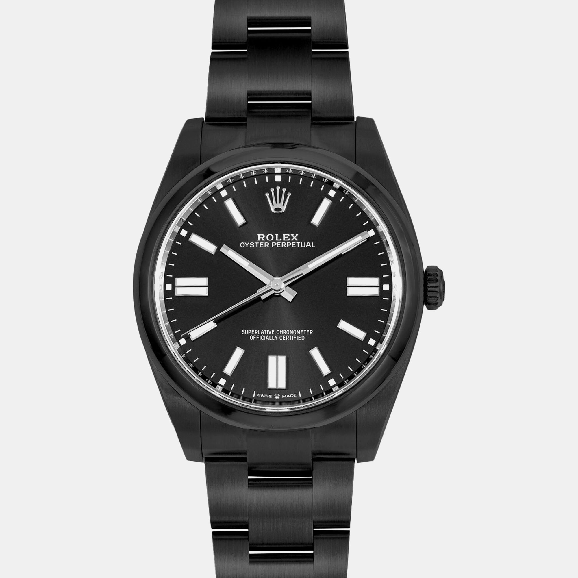 Rolex Oyster Perpetual 39 114300 Black Dial in Oystersteel