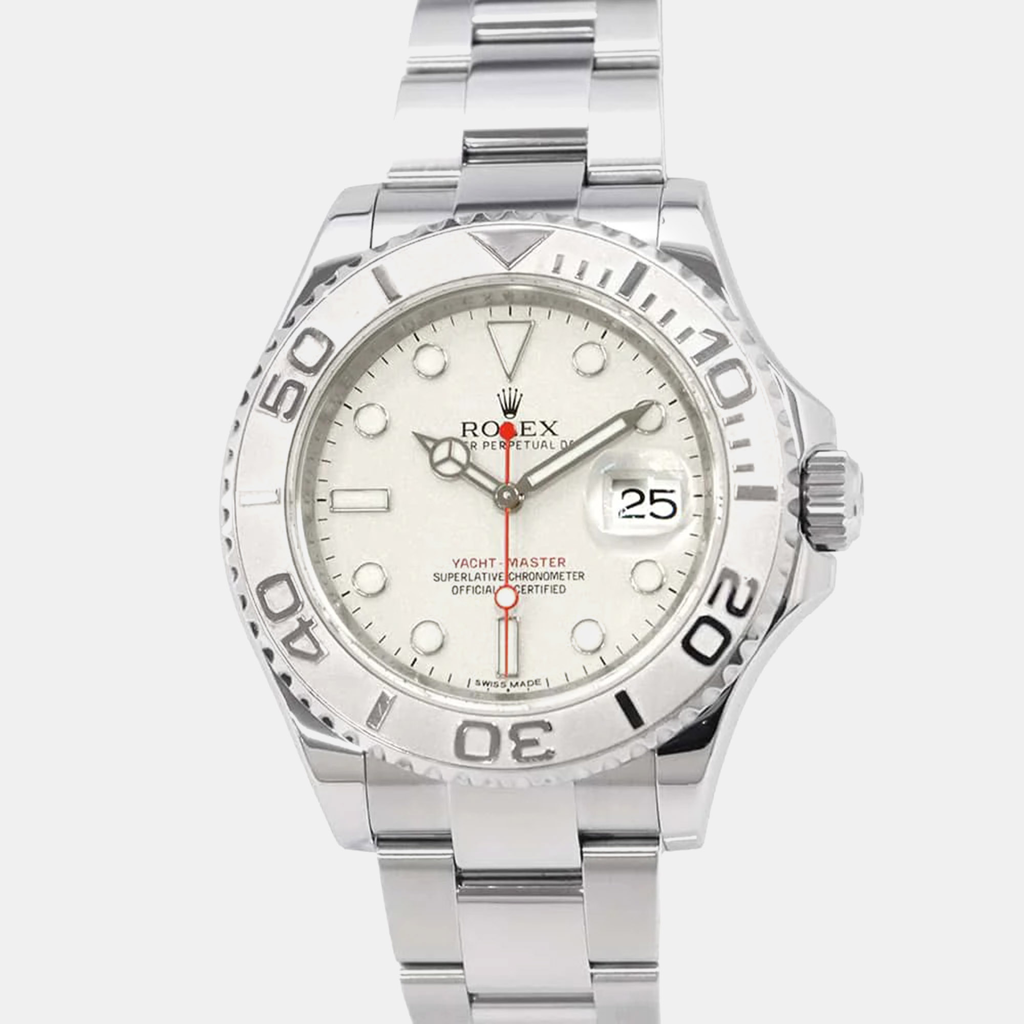 Rolex Yacht-Master 40 116622 Rolesium with Platinum Dial