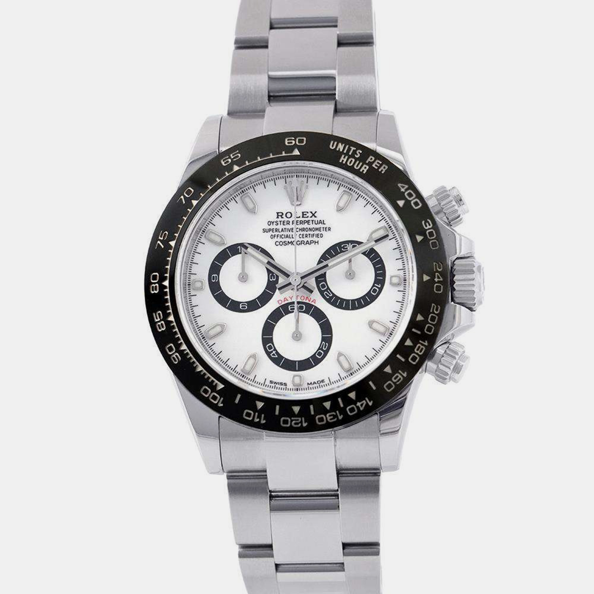 Rolex Cosmograph Daytona 116500LN White Dial Stainless Steel 40mm