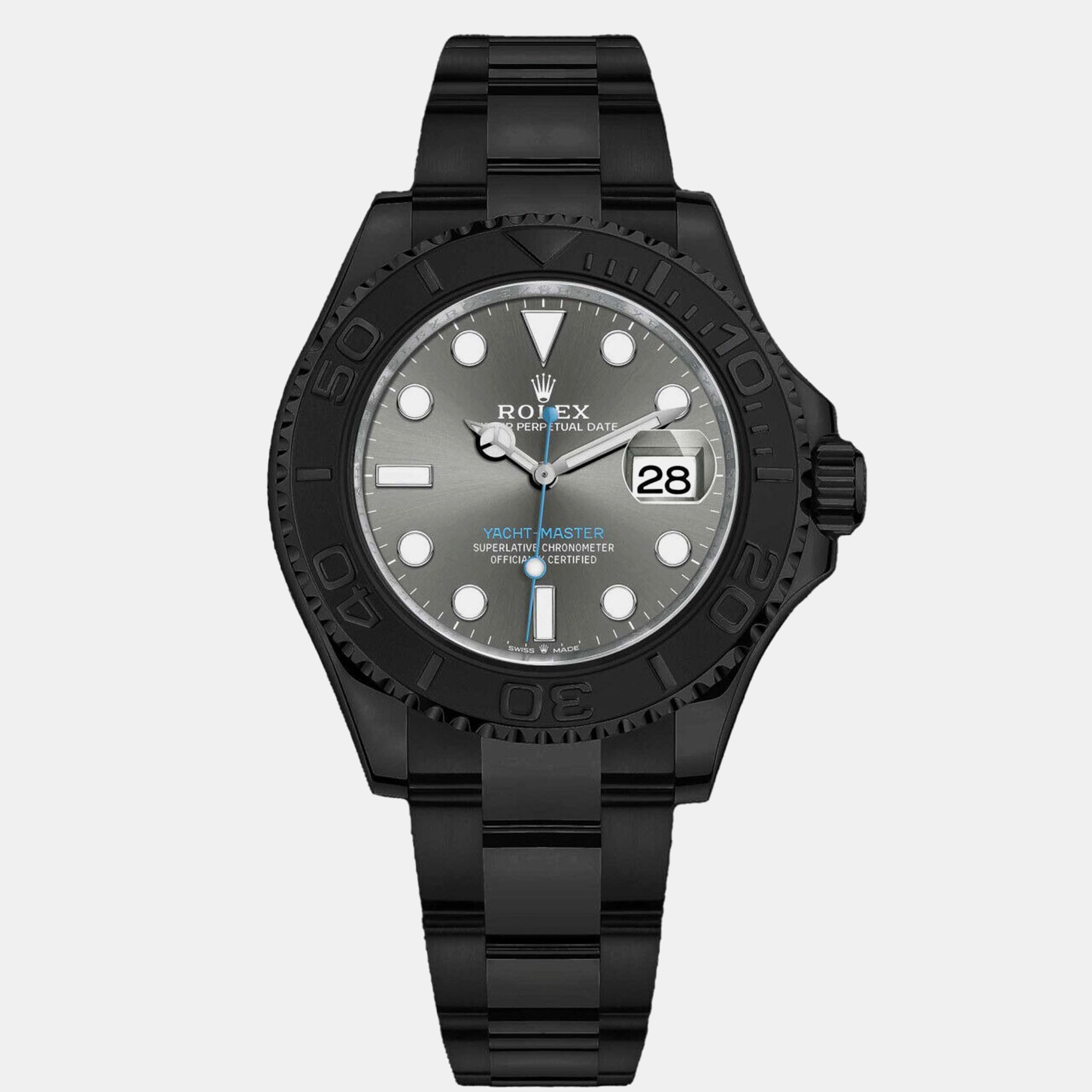 Rolex Yacht-Master 40 116622 in Rolesium with Slate Dial