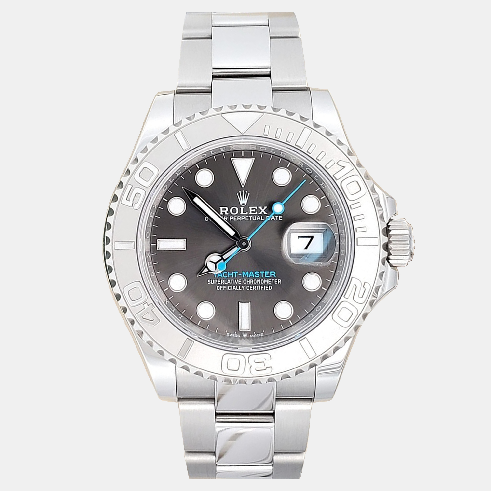 Rolex Yacht-Master 40 126622 Rolesium, Platinum Bezel, Rhodium Dial