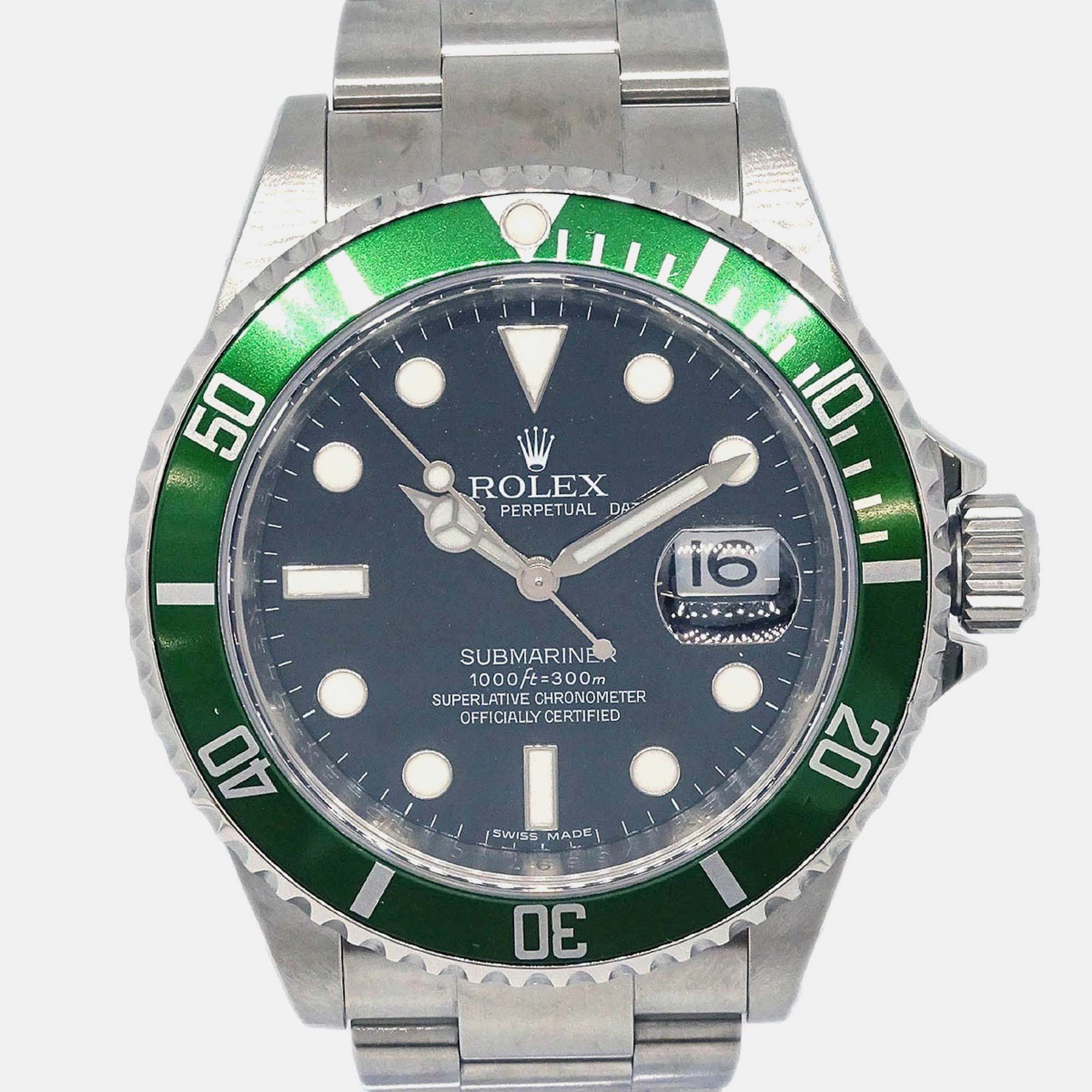 Rolex Submariner 16610LV Stainless Steel Black Dial 40mm