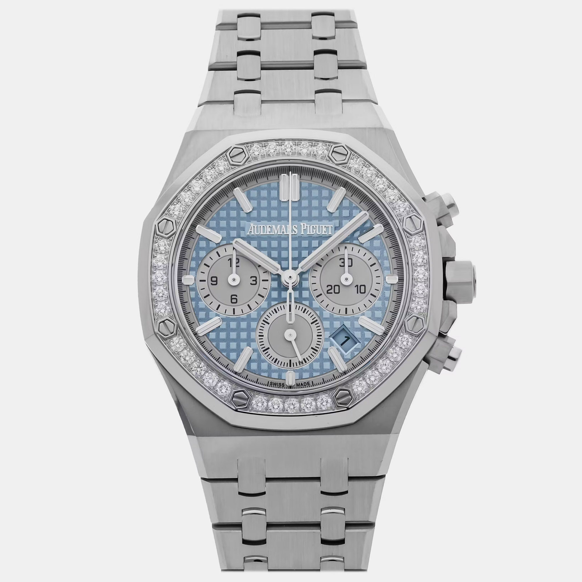 Audemars Piguet Royal Oak 26715ST | 38mm | Diamond Blue Dial