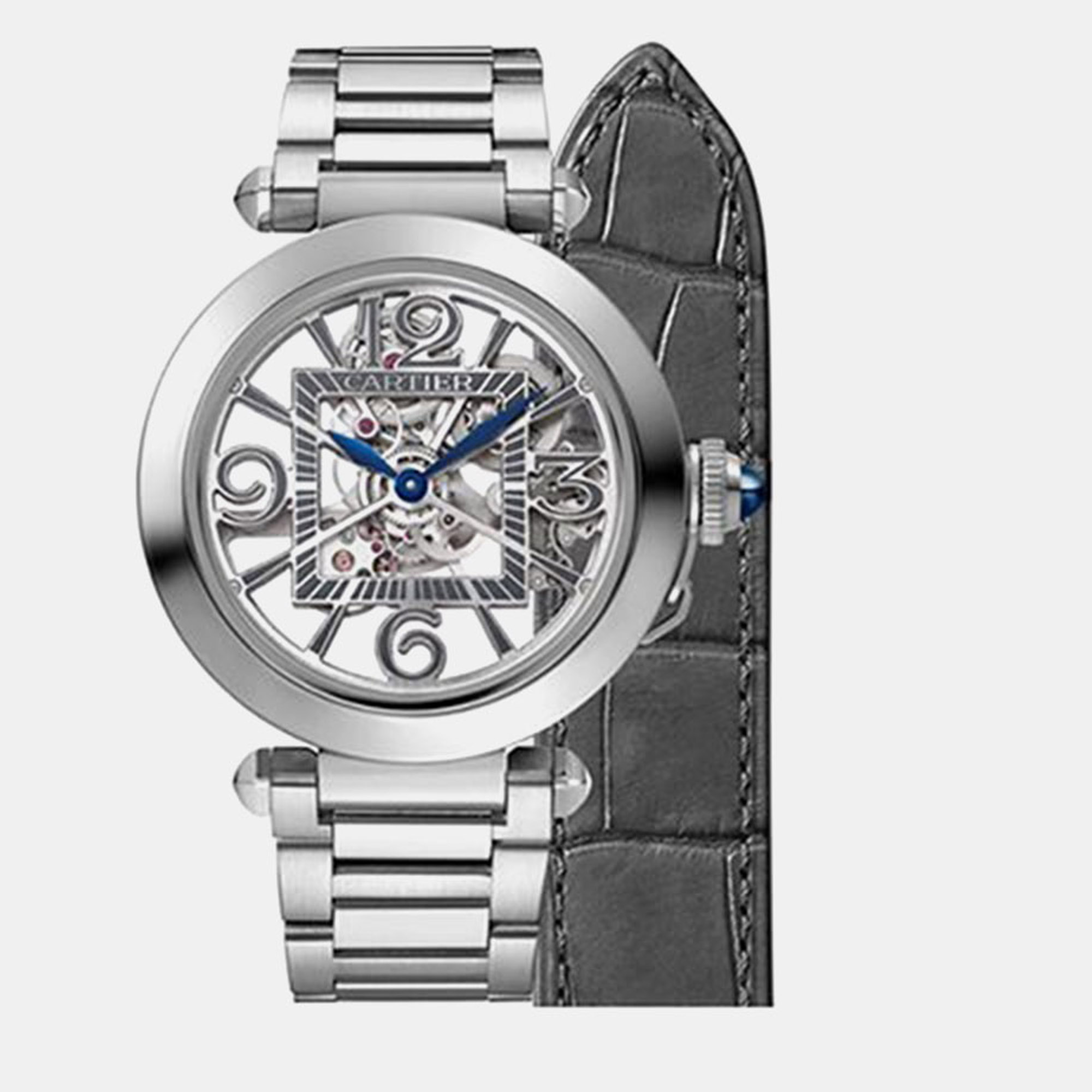 Cartier Pasha Skeleton | Steel 41mm | WHPA0007