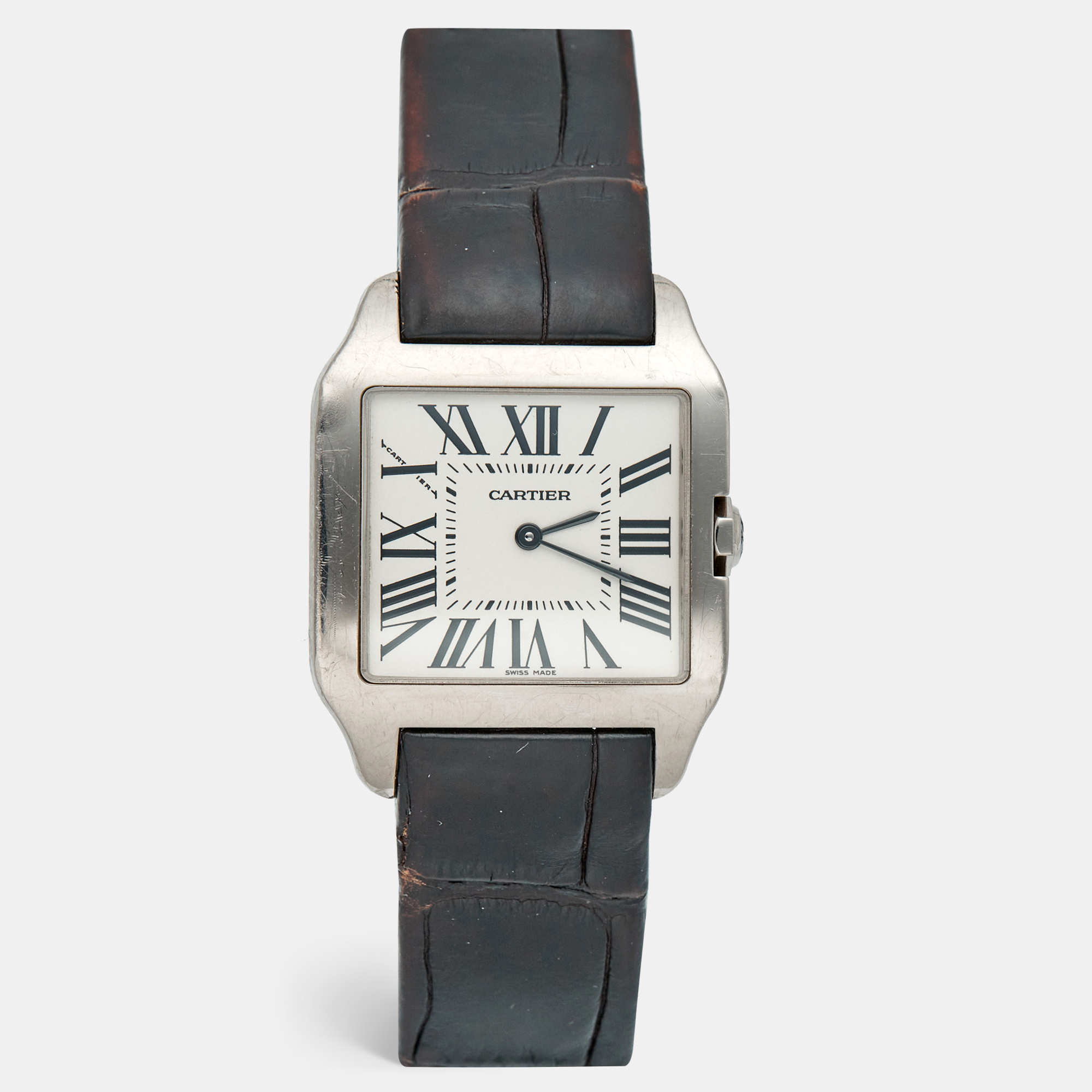 Cartier Santos-Dumont | 18k White Gold | 30mm Quartz