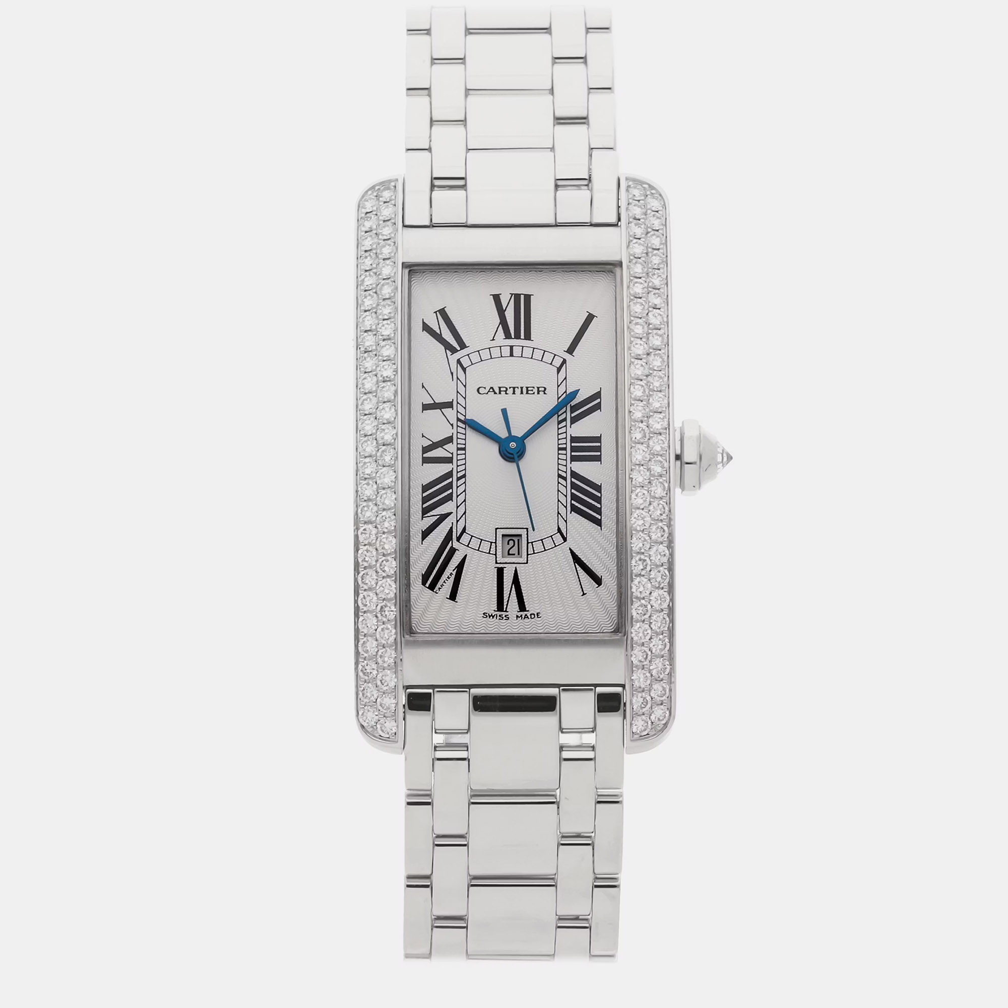 Cartier Tank Américaine | 18K White Gold | Diamond | Automatic