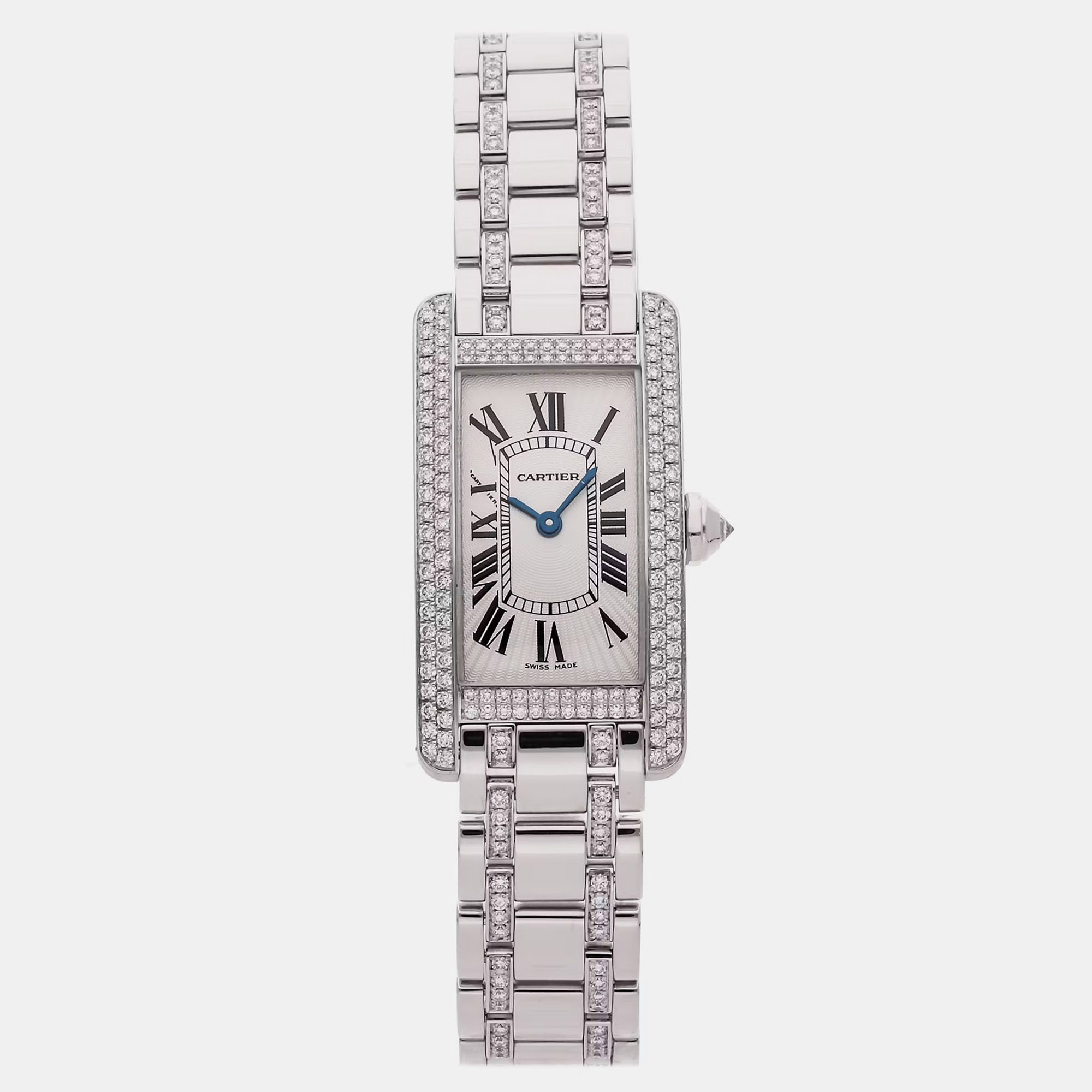 Cartier Tank Américaine | White Gold | Diamond Quartz 34mm