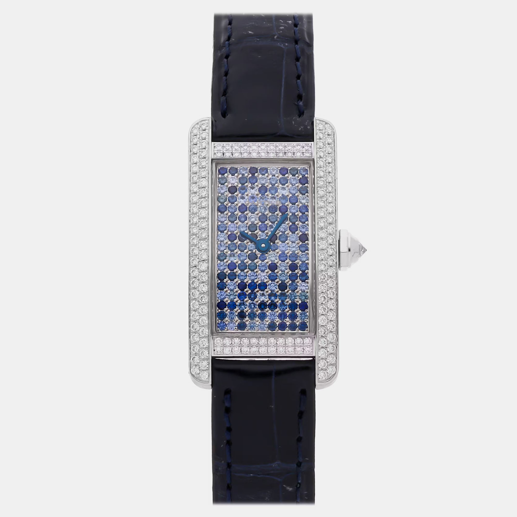 Cartier Tank Américaine | 18k White Gold | Blue Dial | WB706131