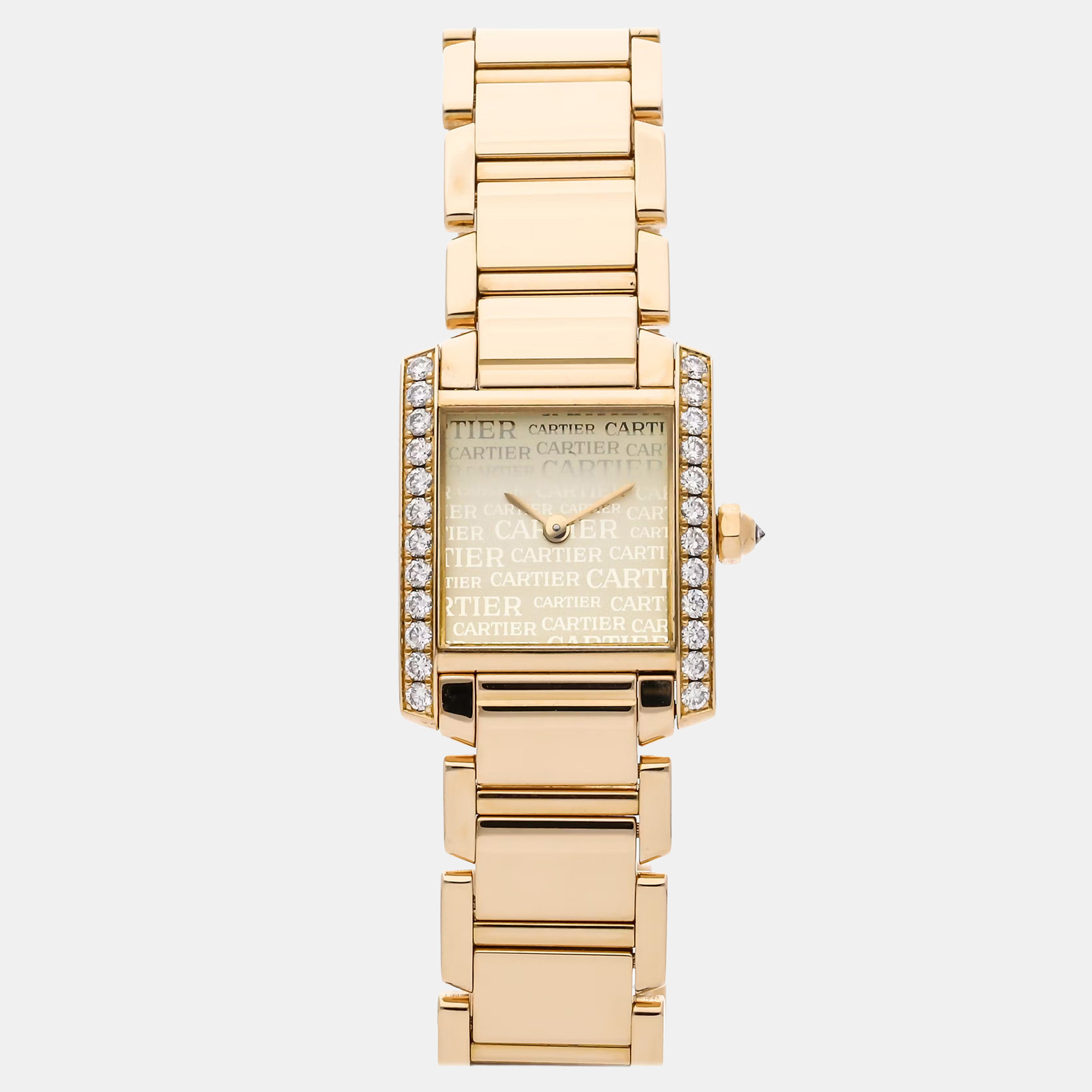 Cartier Tank Française | Yellow Gold | Quartz Womans Watch