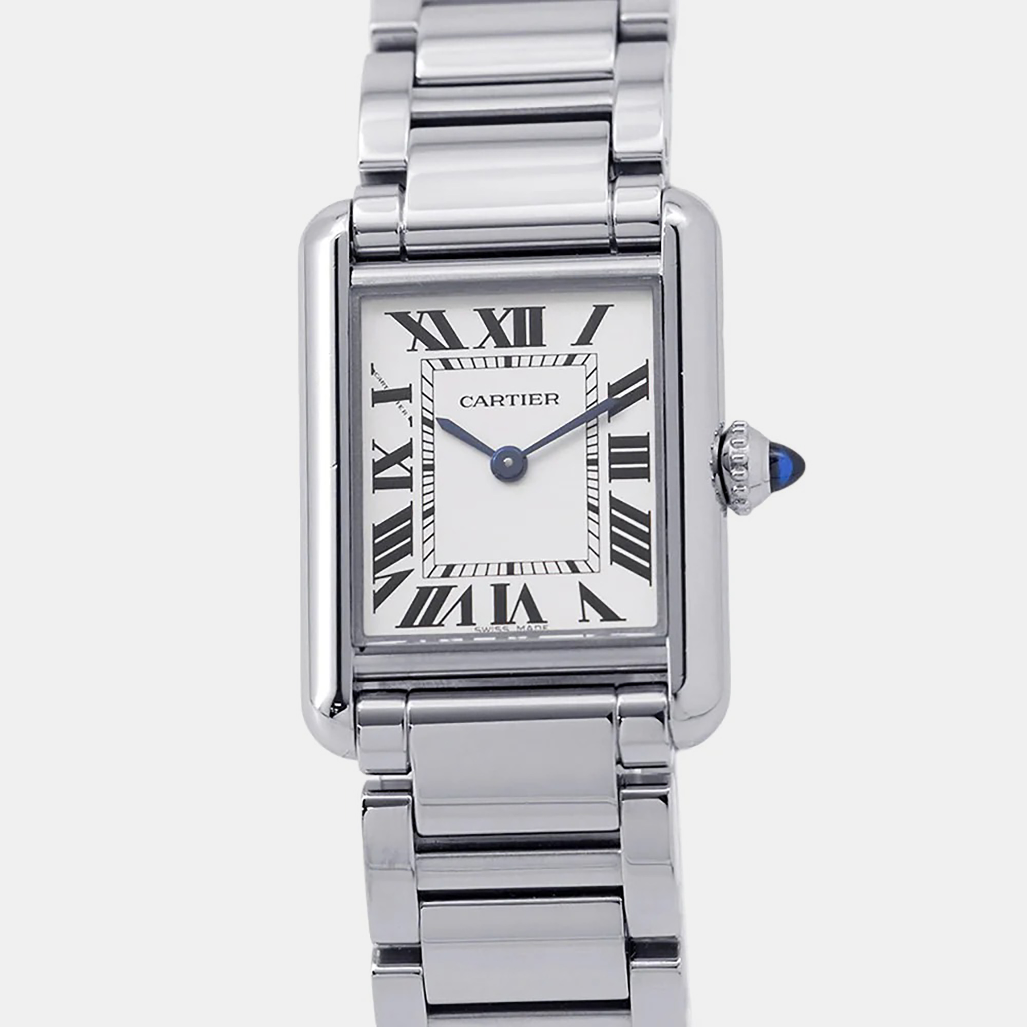 Cartier Tank | Steel | White Dial | 30mm