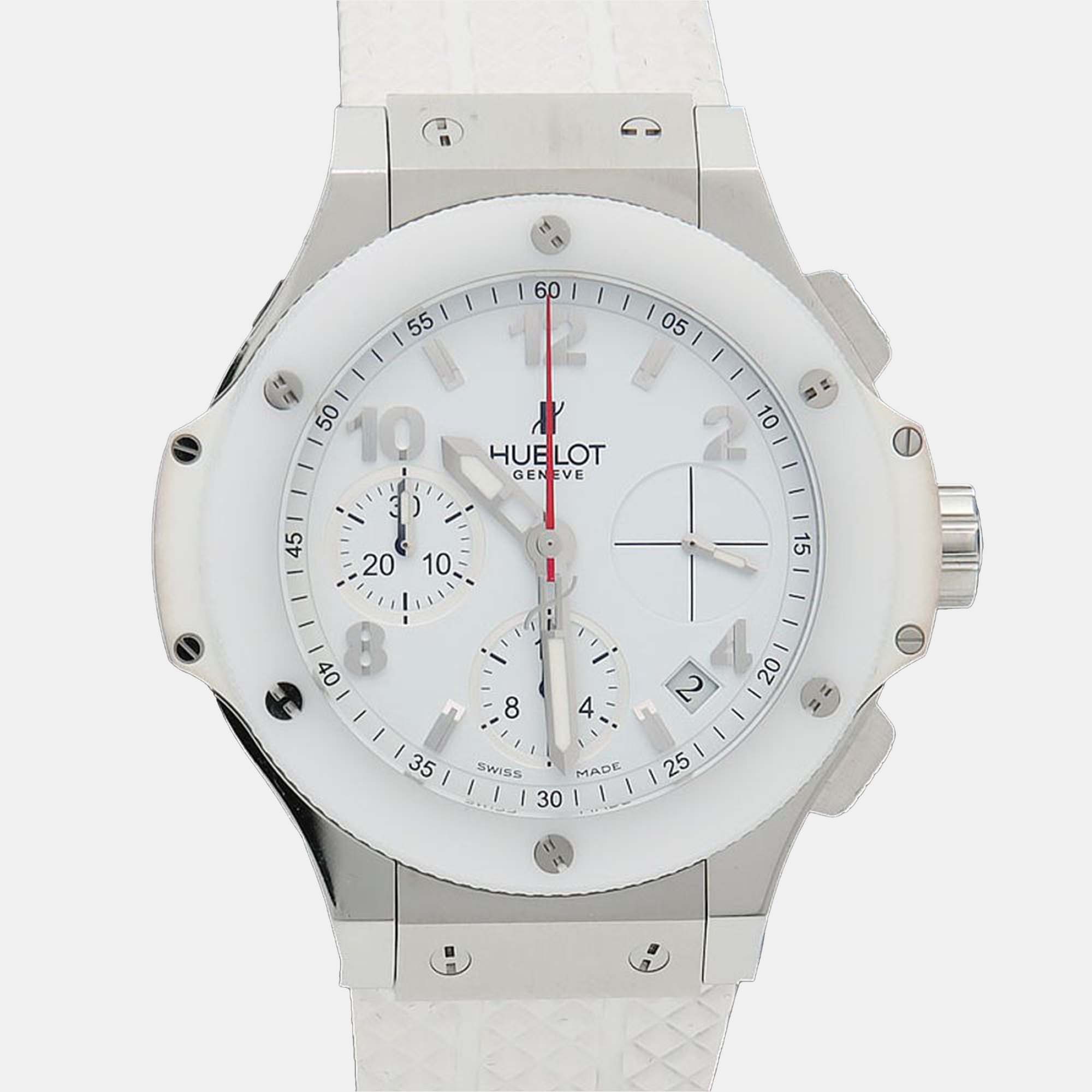 Hublot Big Bang | Automatic Chronograph | 41mm Titanium | White Dial