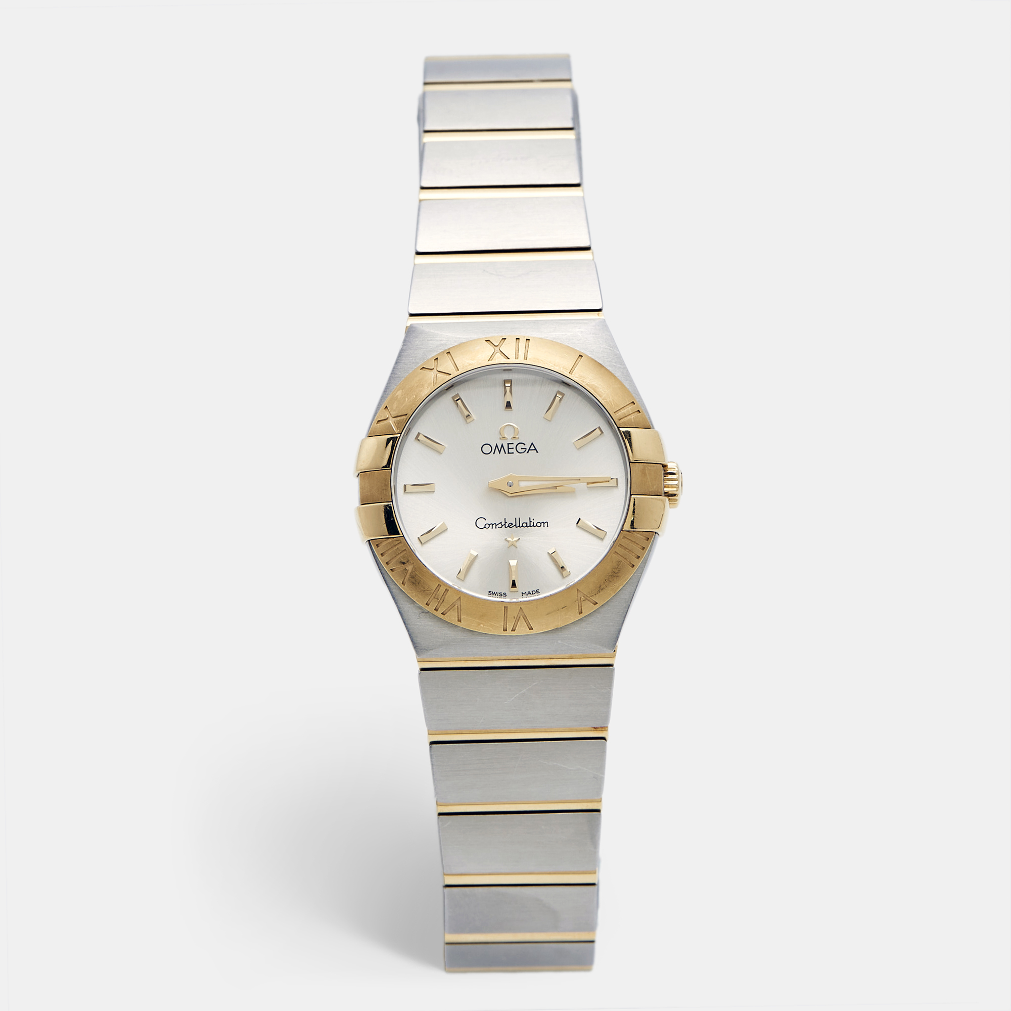 Omega Constellation | Quartz | 18k Yellow Gold & Steel | Silver Dial 123.20.27.60.02.002
