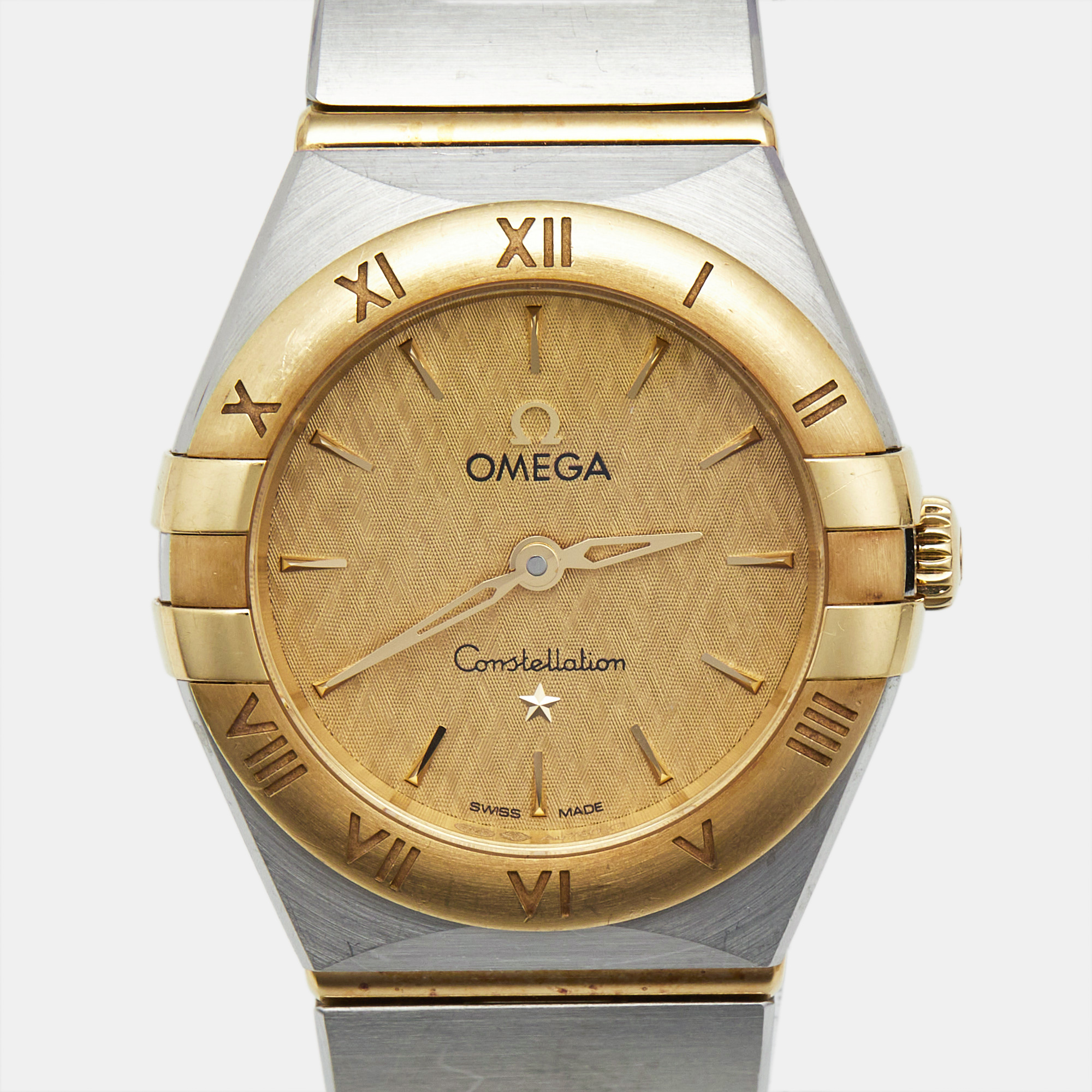 Omega Constellation | Champagne Dial | 18k Yellow Gold & Steel 25mm