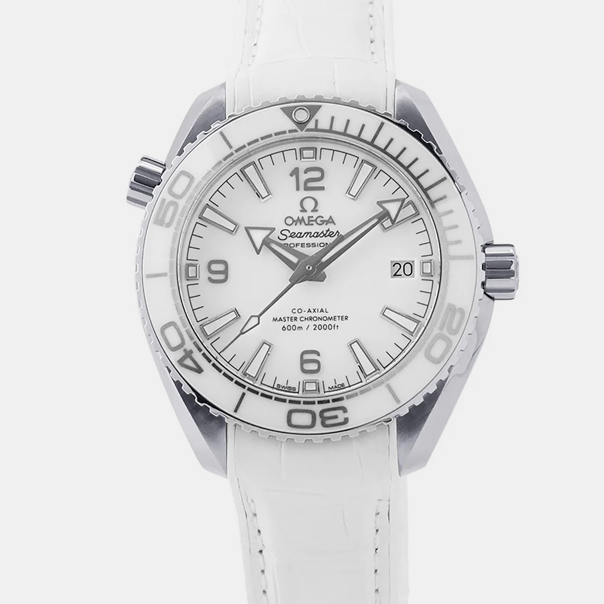 Omega Seamaster Planet Ocean | White Dial | 215.33.40.20.04.001