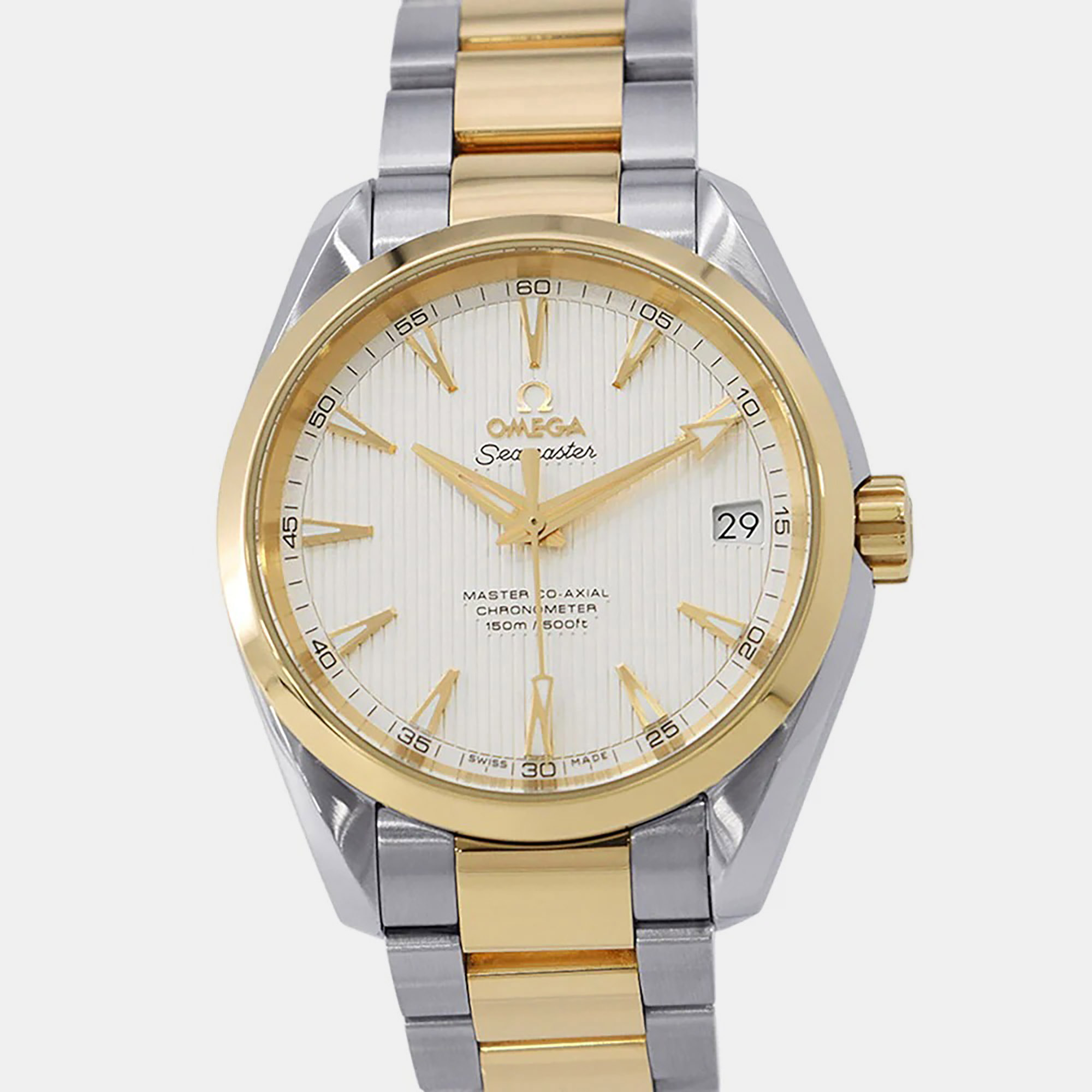 Omega Seamaster Aqua Terra | White Dial | 18k Yellow Gold | 231.20.39.21.02.002