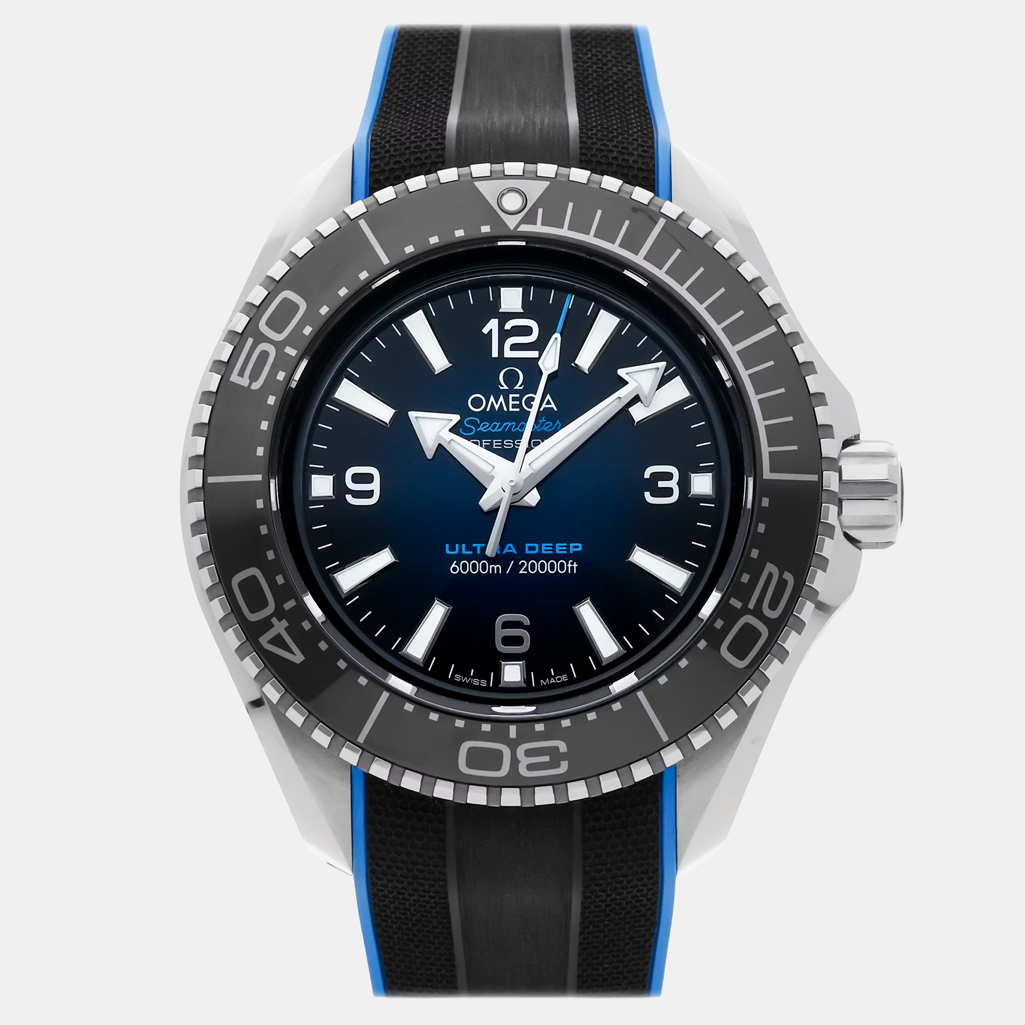 Omega Seamaster Planet Ocean Ultra Deep | Blue Dial | 215.32.46.21.03.001