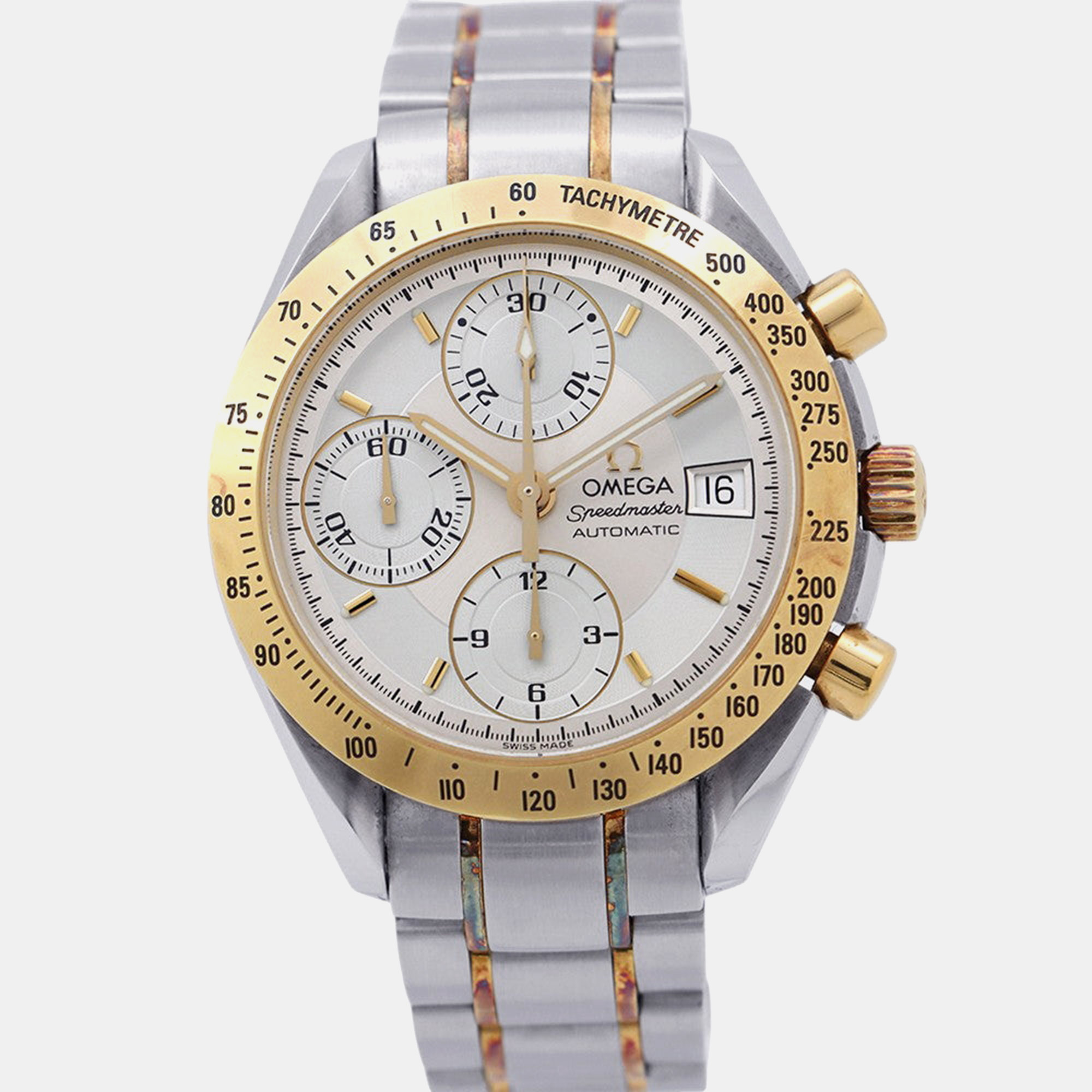 Omega Speedmaster | Automatic | 18k Yellow Gold White Dial | 3313.30