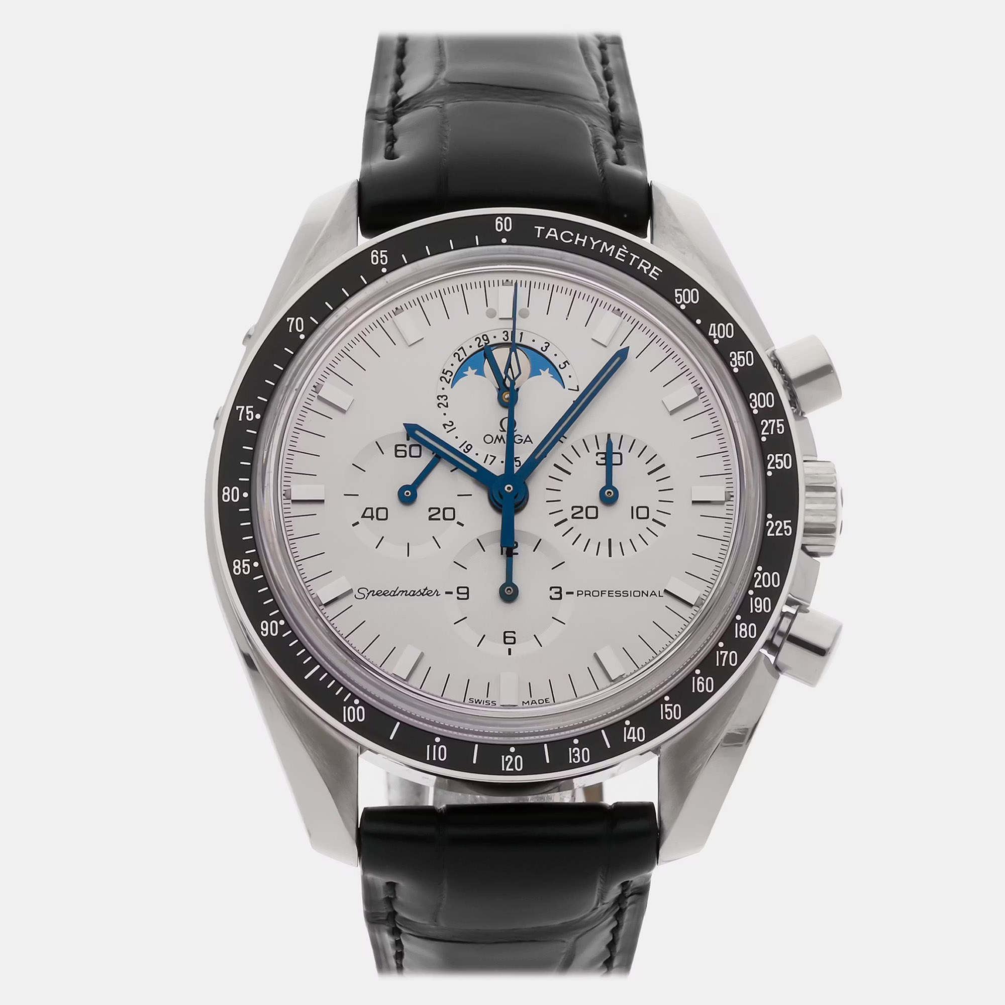 Omega Speedmaster | 18K White Gold | White Dial | 3689.30.31