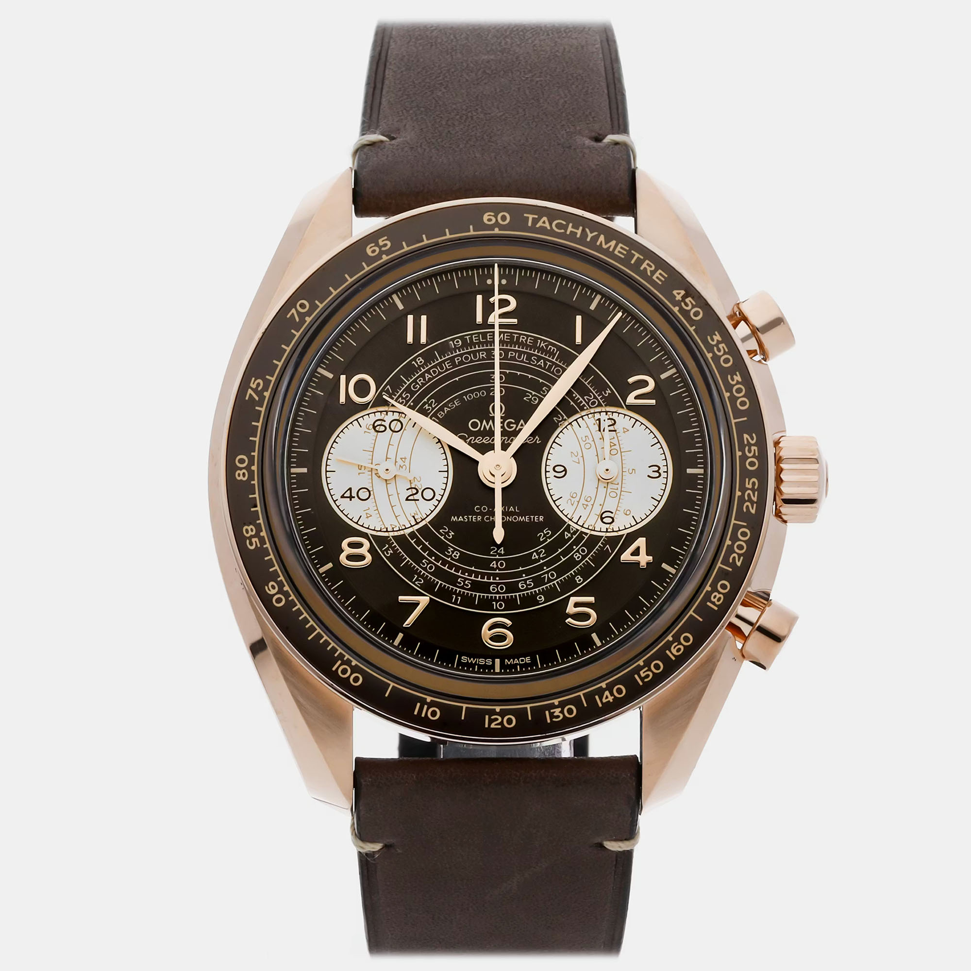 Omega Speedmaster Chronoscope | Bronze Gold Brown Dial | 329.92.43.51.10.001