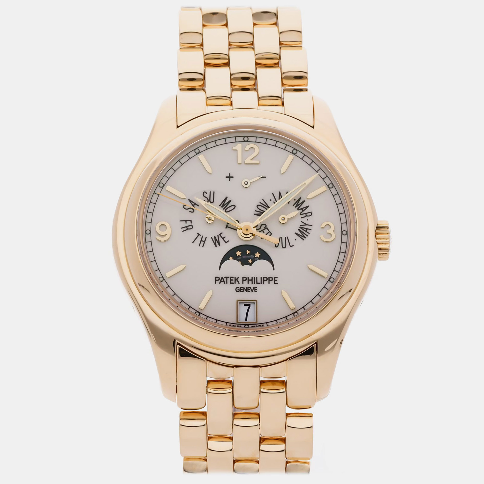 Patek Philippe Annual Calendar 5146/1J-001 | Moon Phases | Yellow Gold White Dial