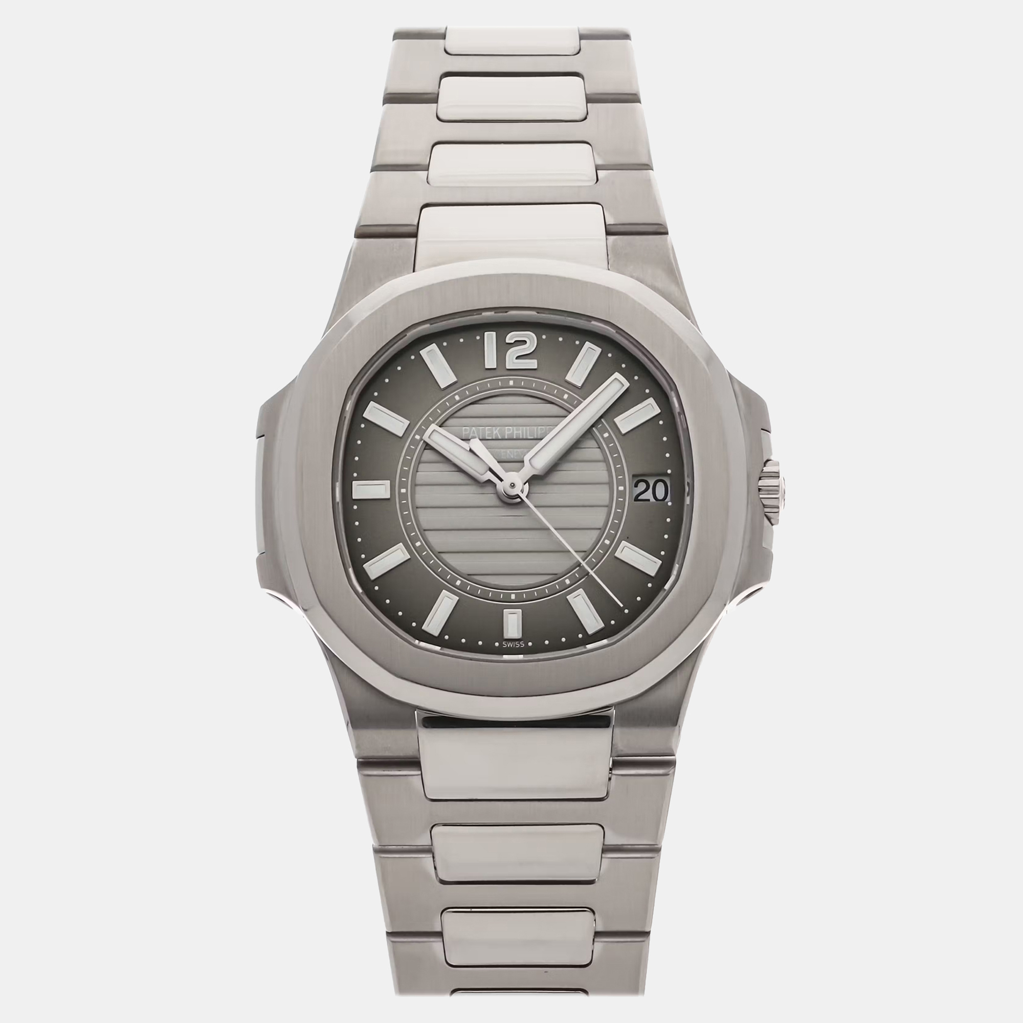 Patek Philippe Nautilus 7011/1G-010 | 18K White Gold Grey Dial