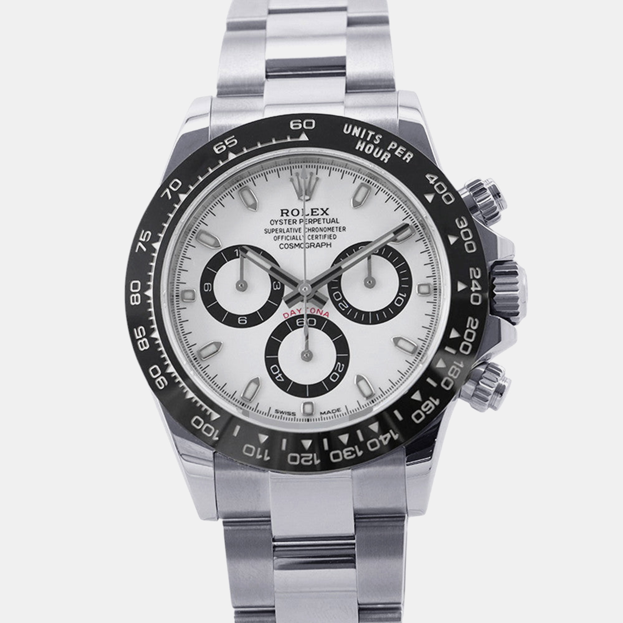 Rolex Cosmograph Daytona 116500LN White Dial Oystersteel