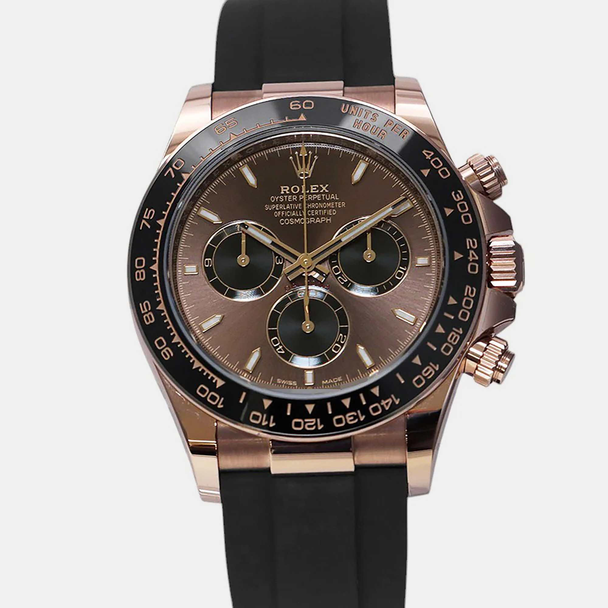 Rolex Cosmograph Daytona 126515LN Brown Dial Rose Gold Ceramic Bezel