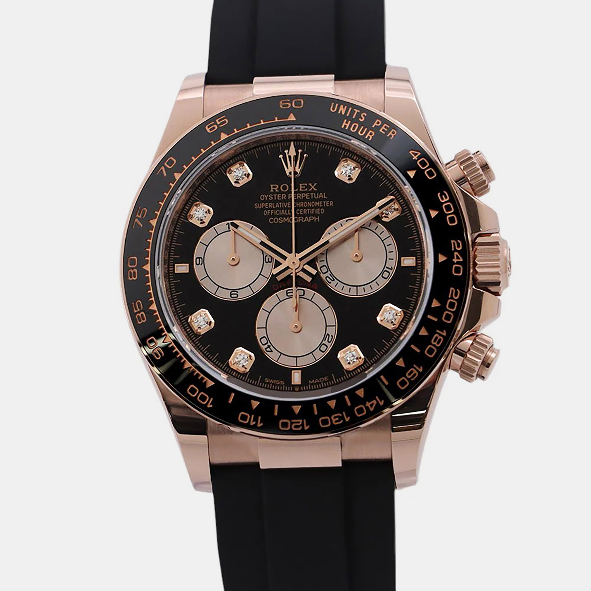 Rolex Cosmograph Daytona 126515 Rose Gold Black Dial