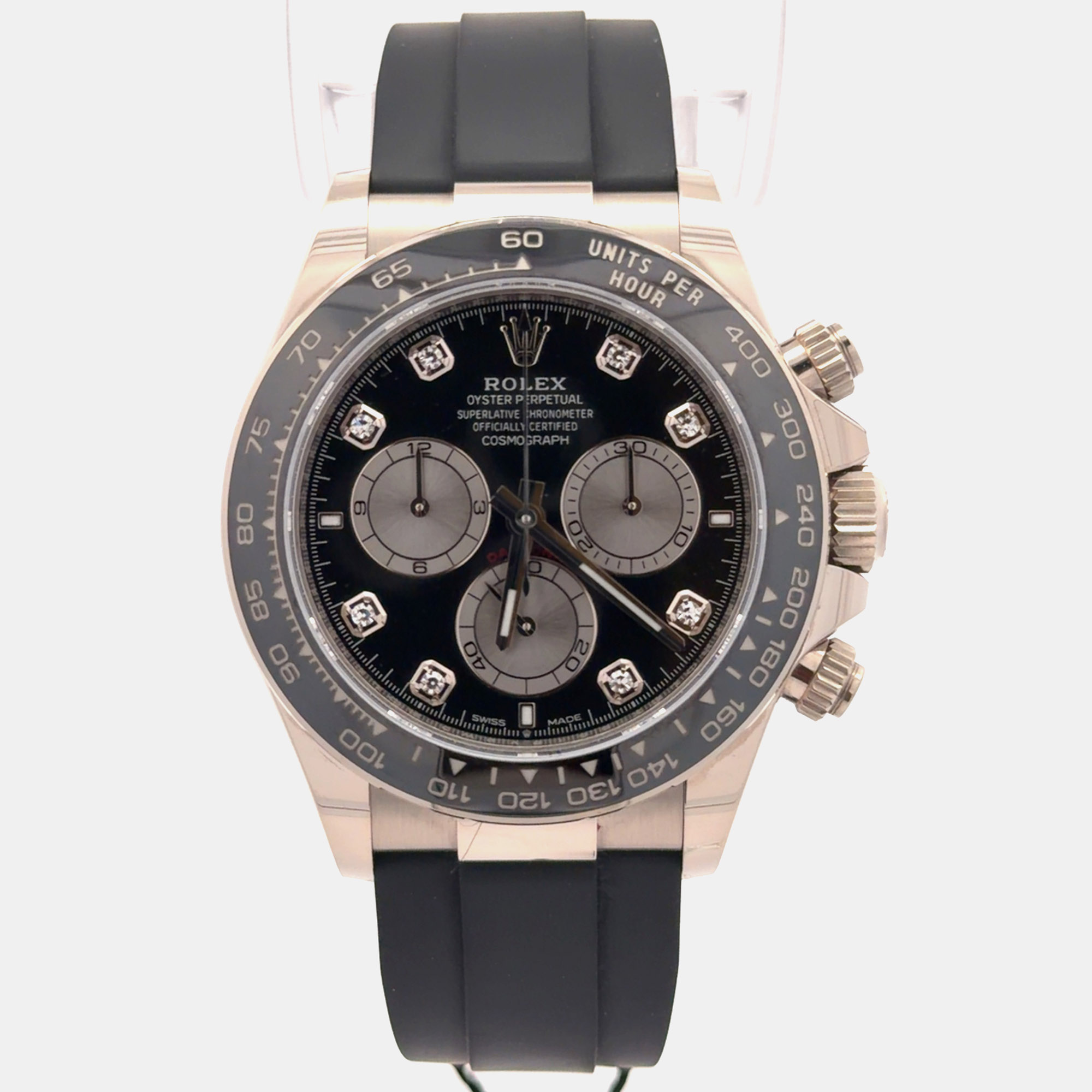 Rolex Cosmograph Daytona 126519LN Black Dial White Gold Ceramic Bezel
