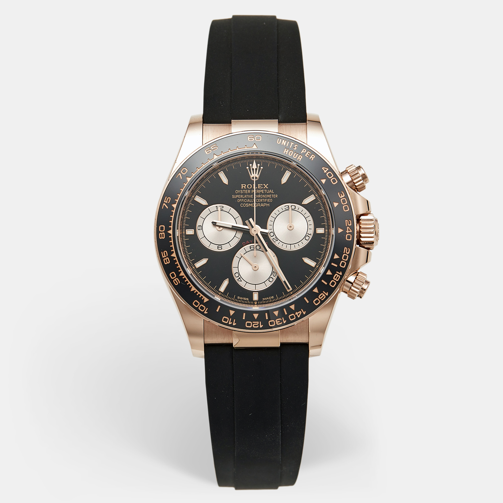 Rolex Cosmograph Daytona M126515LN Everose Gold Black Dial