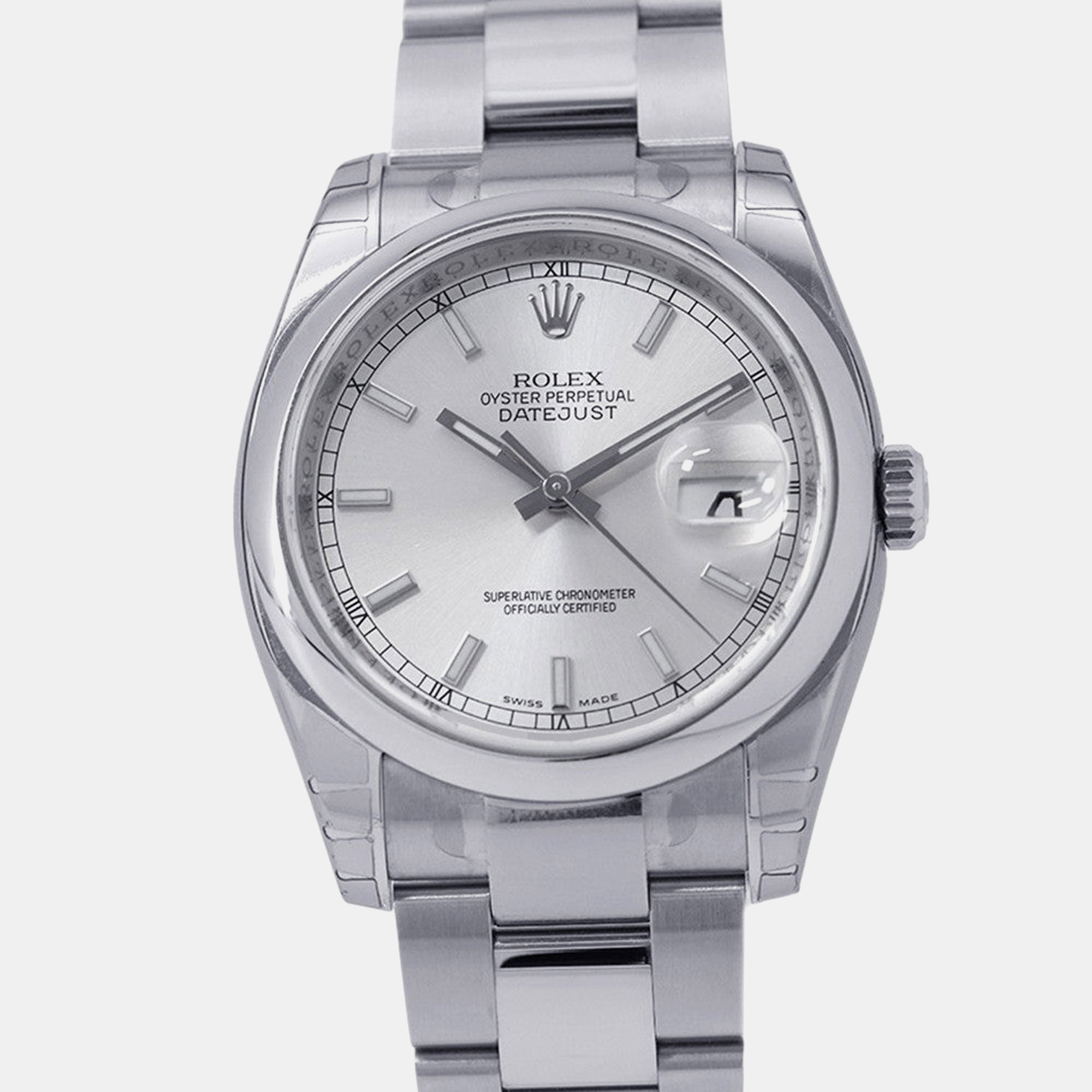 Rolex Datejust 36 116200 Silver Dial Stainless Steel