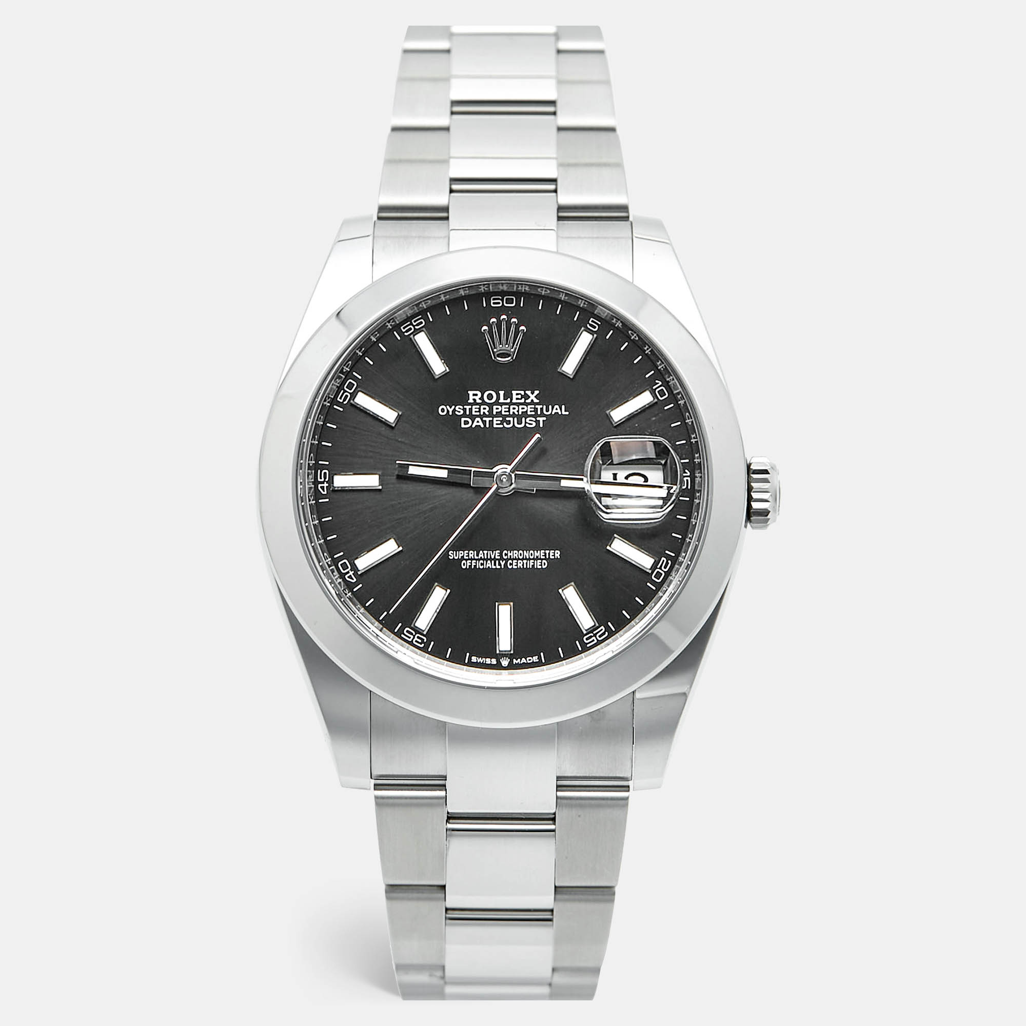 Rolex Datejust 41 M126300 Black Dial Oystersteel