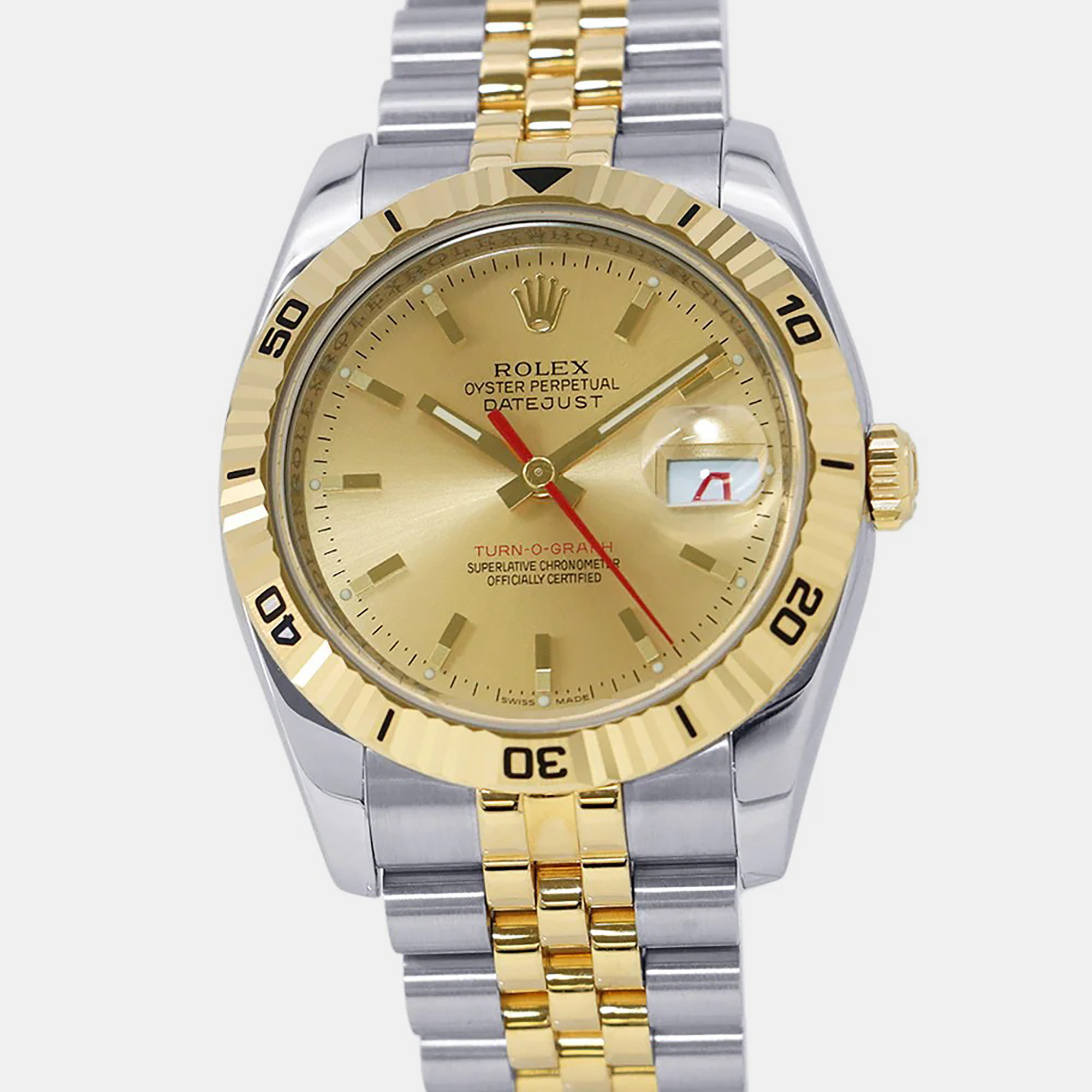 Rolex Datejust 36 116263 Two-Tone Gold Dial