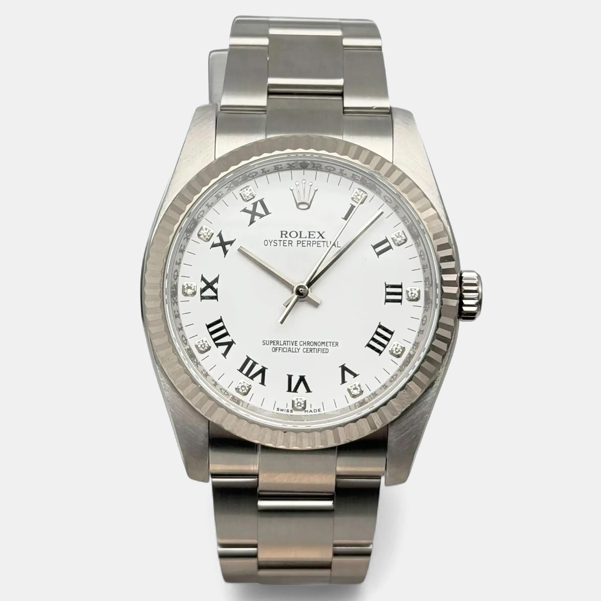 Rolex Oyster Perpetual 36 116034 White Dial Oystersteel