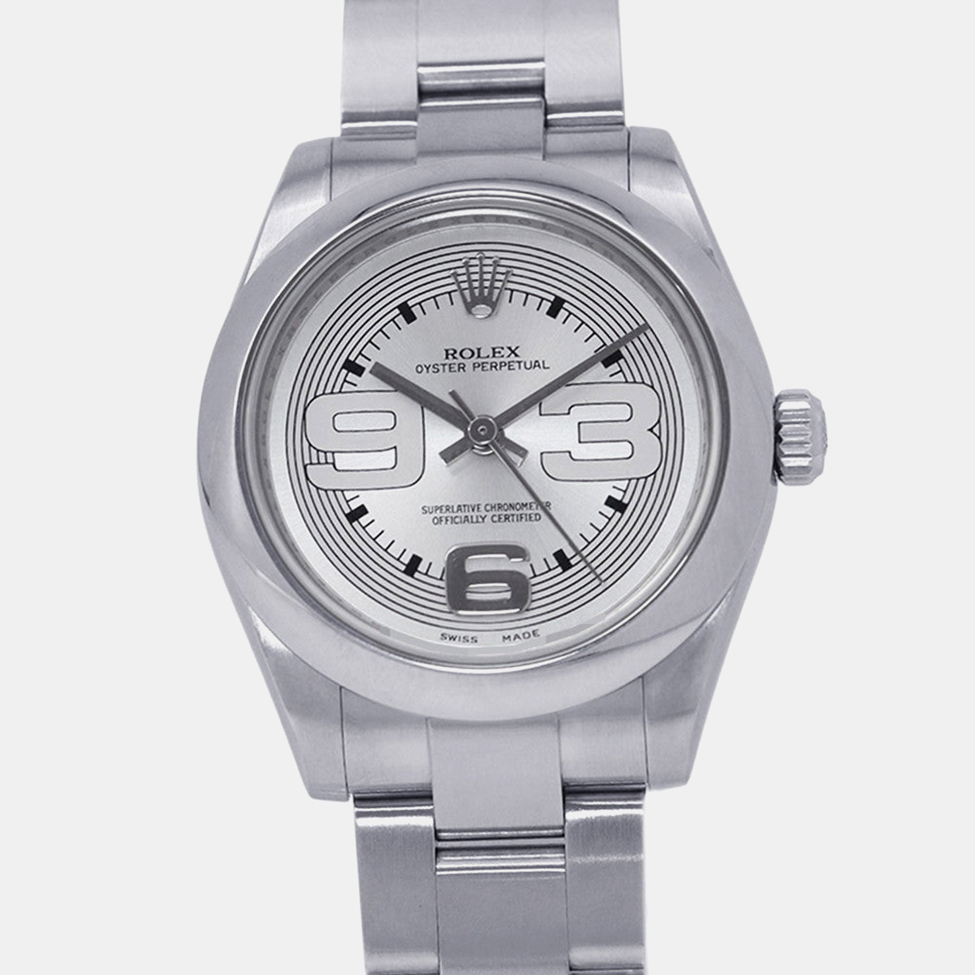 Rolex Oyster Perpetual 31 177200 Oystersteel Silver Dial
