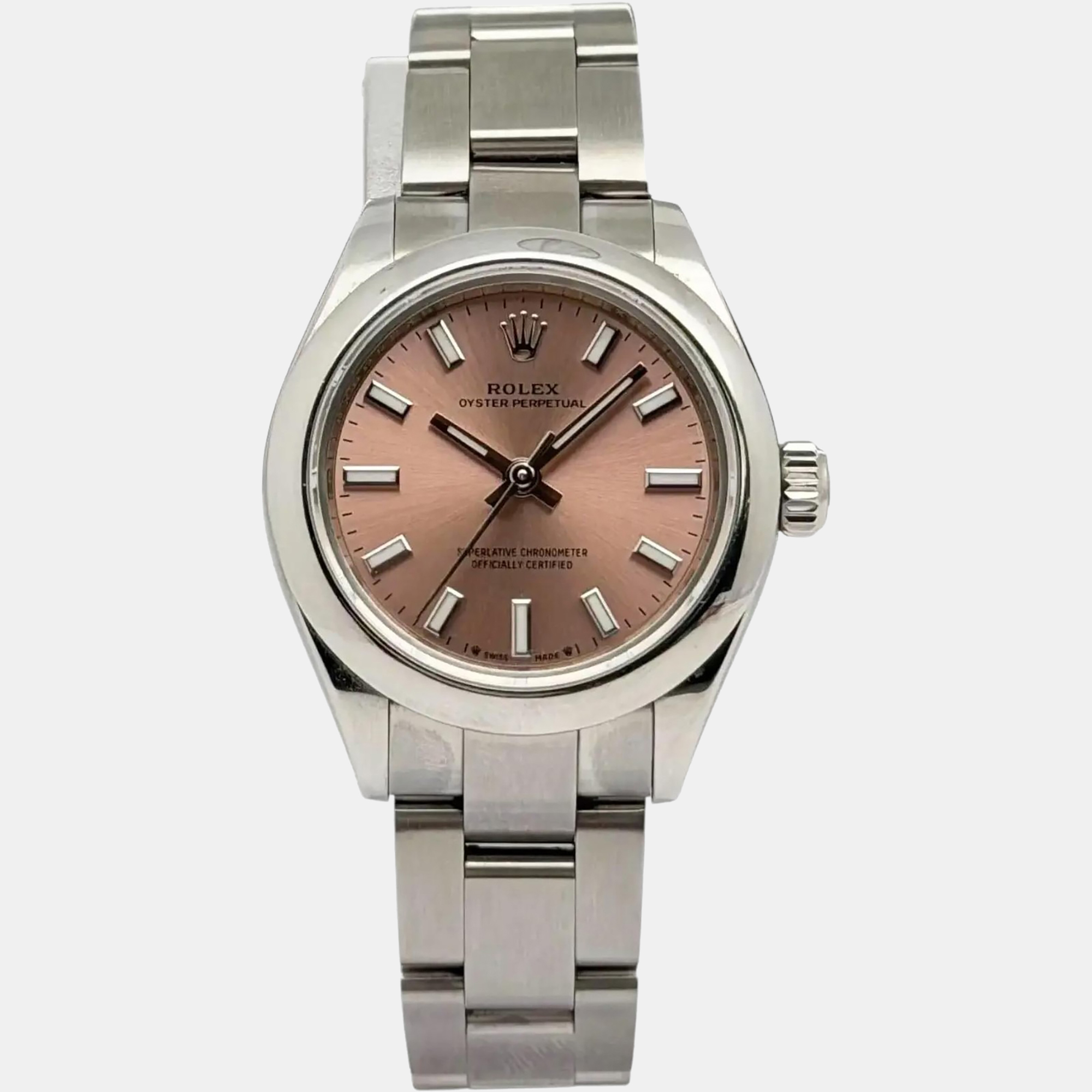 Rolex Oyster Perpetual 28 276200 Pink Dial Oystersteel
