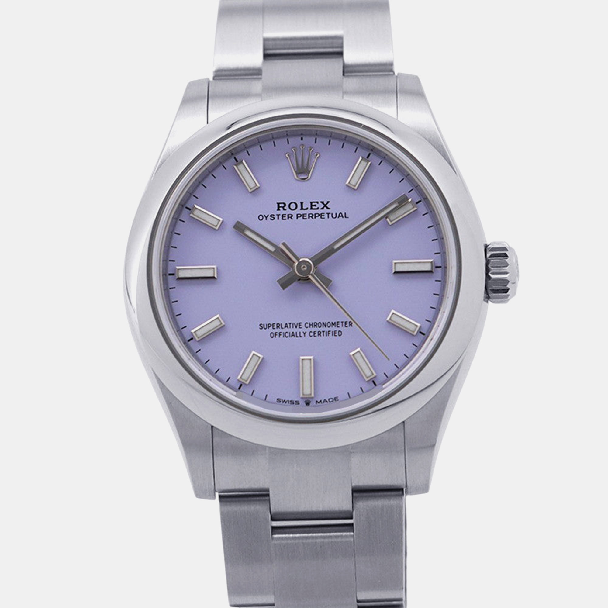 Rolex Oyster Perpetual 31 277200 Purple Dial Oystersteel