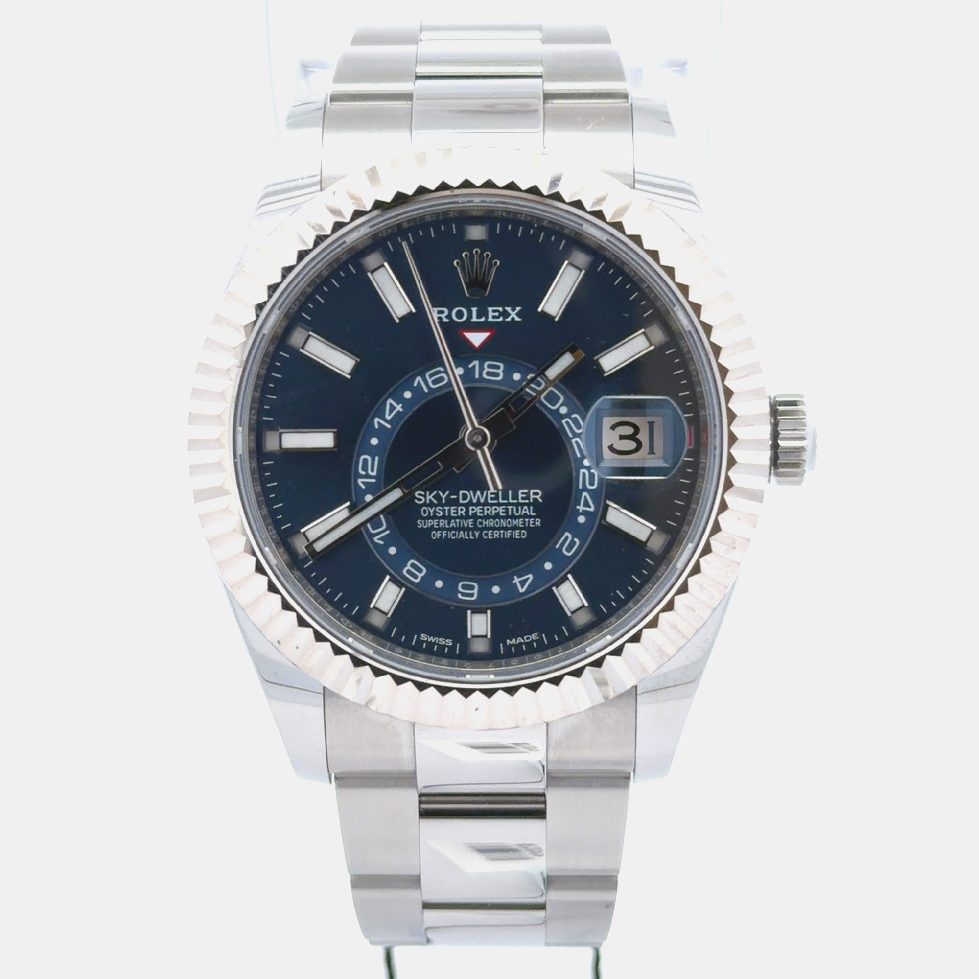 Rolex Sky-Dweller 326934 Annual Calendar Blue Dial Steel & Gold