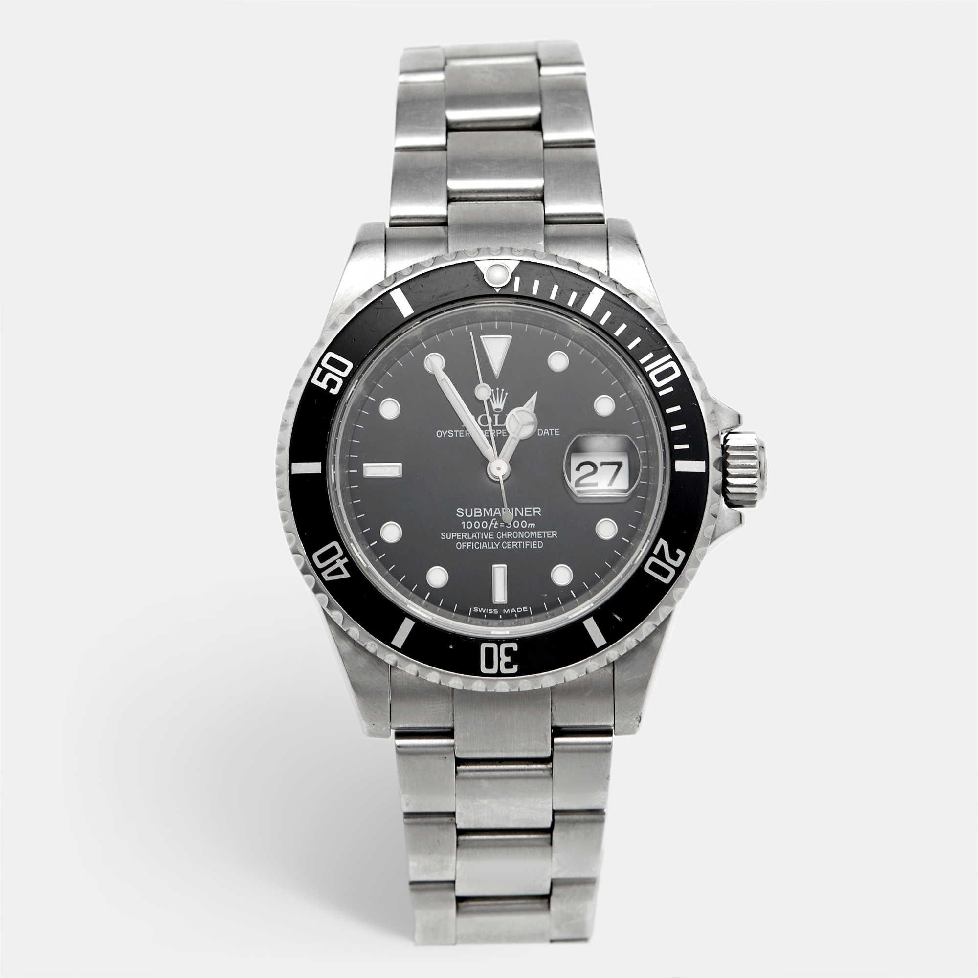 Rolex Submariner 16610T Black Dial Stainless Steel 40mm Men’s Watch