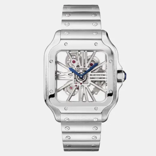 Cartier Santos Skeleton | Steel | Manual Winding | 39.7mm