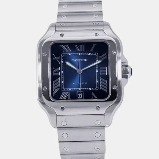 Cartier Santos | Stainless Steel | Automatic | Blue Dial