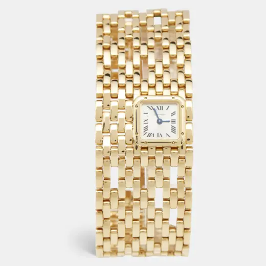 Cartier Panthère | Silver & 18k Yellow Gold | 31 mm | Cuff | WGPN0018