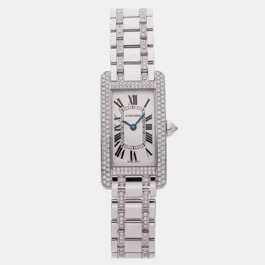 Cartier Tank Américaine | White Gold | Diamond Quartz 34mm