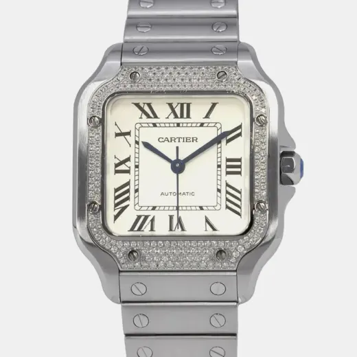 Cartier Santos de Cartier | Steel 35mm | Diamond Bezel | W4SA0005