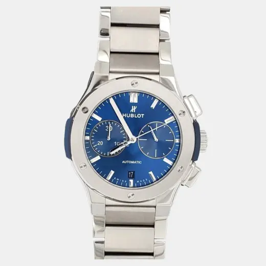 Hublot Classic Fusion Chronograph | Titanium 45mm | Blue Dial | 520.NX.7170.NX