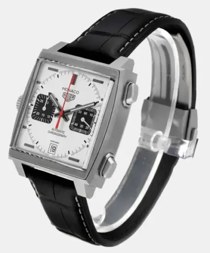 Tag Heuer Monaco Caliber 11 CAW218B Silver Titanium Watch