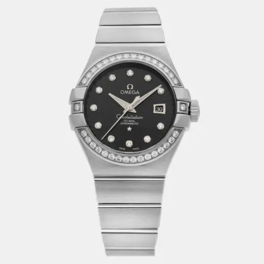 Omega Constellation | Automatic | 18K White Gold | Black Dial | 33mm